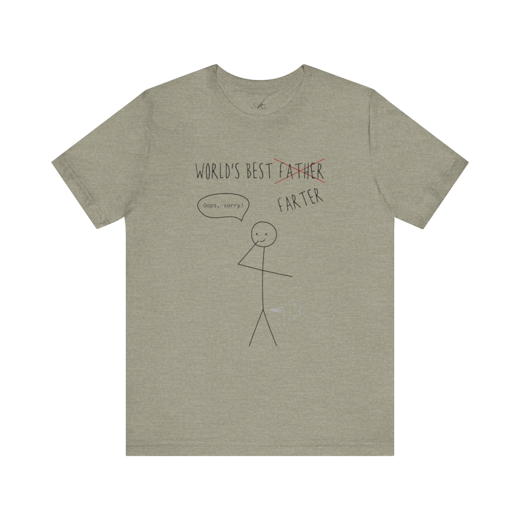 Funny Unisex T-Shirt for Dad, World's Best Farter Tee, Best Dad Ever Shirt, Gift for Father's Day, Dad Humor Apparel - Metamorphosis Creations