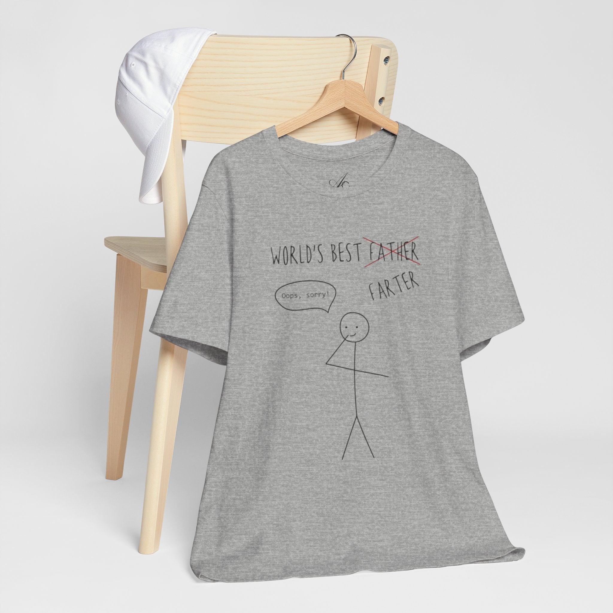 Funny Unisex T-Shirt for Dad, World's Best Farter Tee, Best Dad Ever Shirt, Gift for Father's Day, Dad Humor Apparel - Metamorphosis Creations
