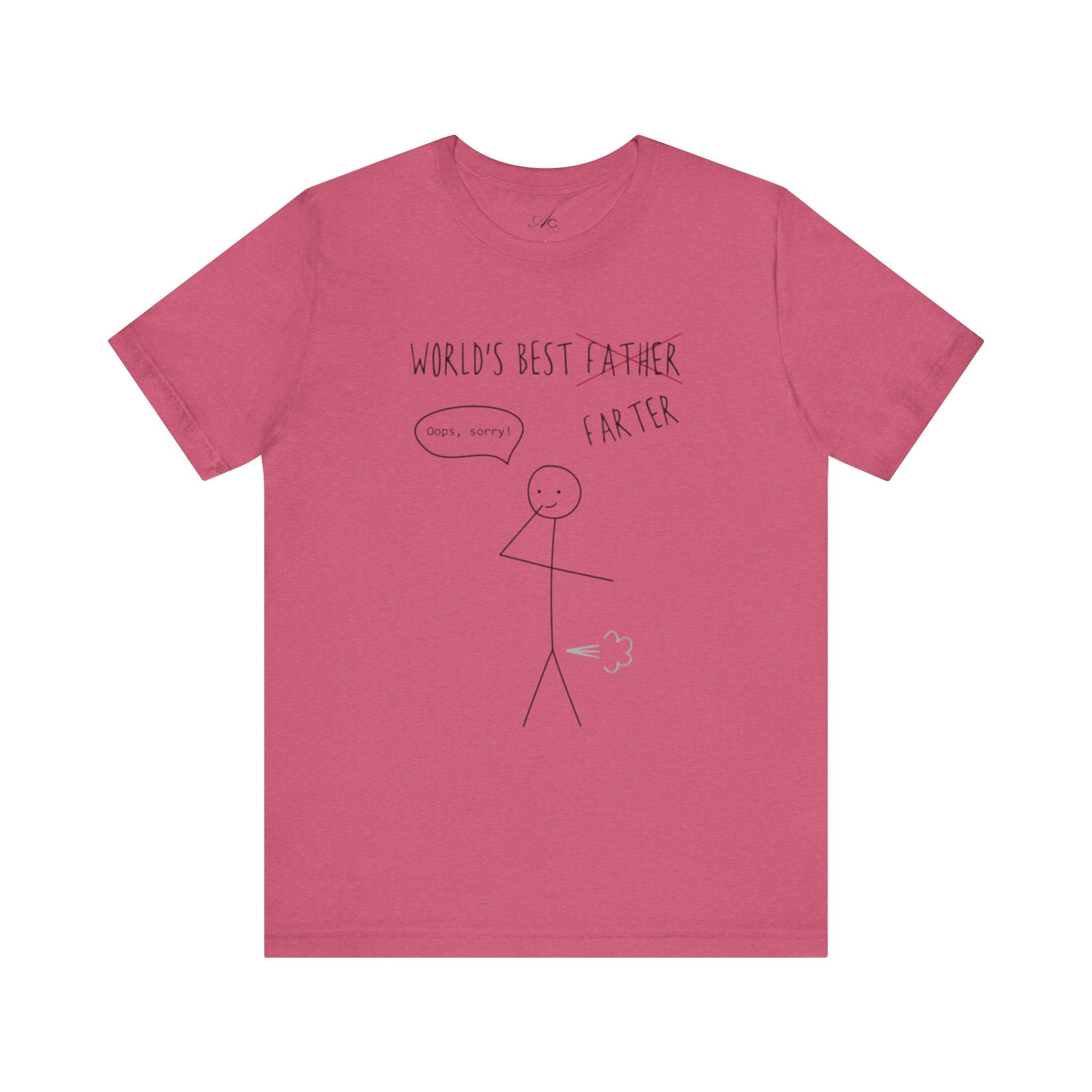 Funny Unisex T-Shirt for Dad, World's Best Farter Tee, Best Dad Ever Shirt, Gift for Father's Day, Dad Humor Apparel - Metamorphosis Creations