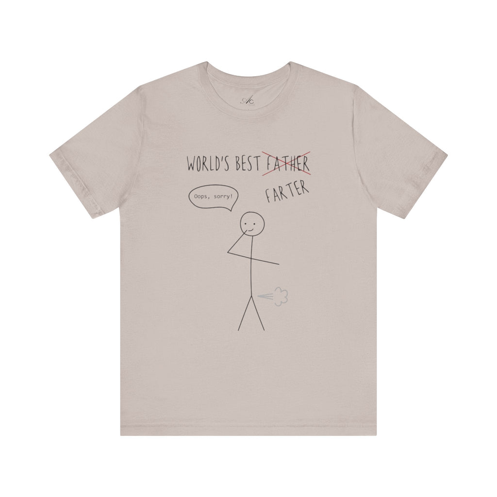 Funny Unisex T-Shirt for Dad, World's Best Farter Tee, Best Dad Ever Shirt, Gift for Father's Day, Dad Humor Apparel - Metamorphosis Creations