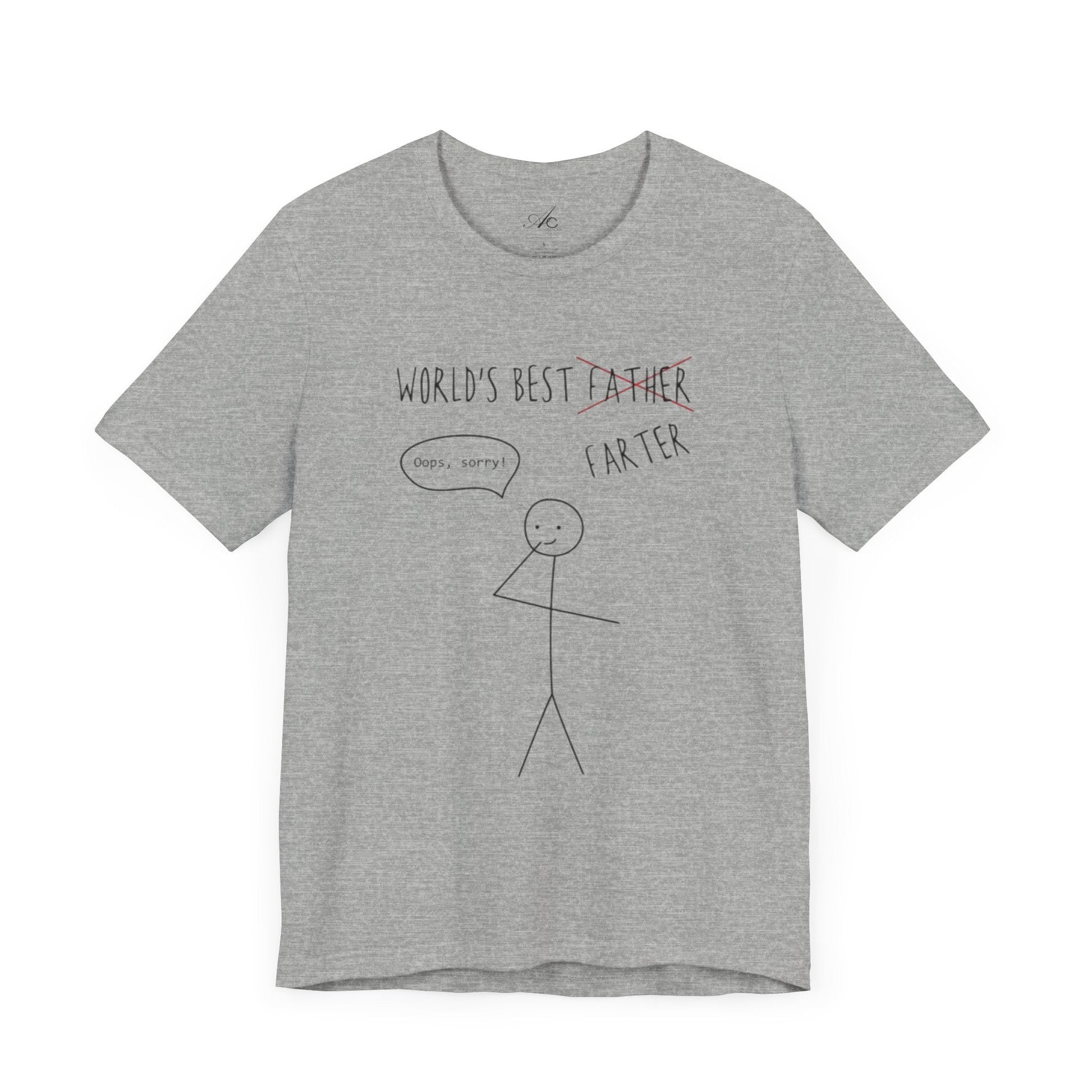 Funny Unisex T-Shirt for Dad, World's Best Farter Tee, Best Dad Ever Shirt, Gift for Father's Day, Dad Humor Apparel - Metamorphosis Creations