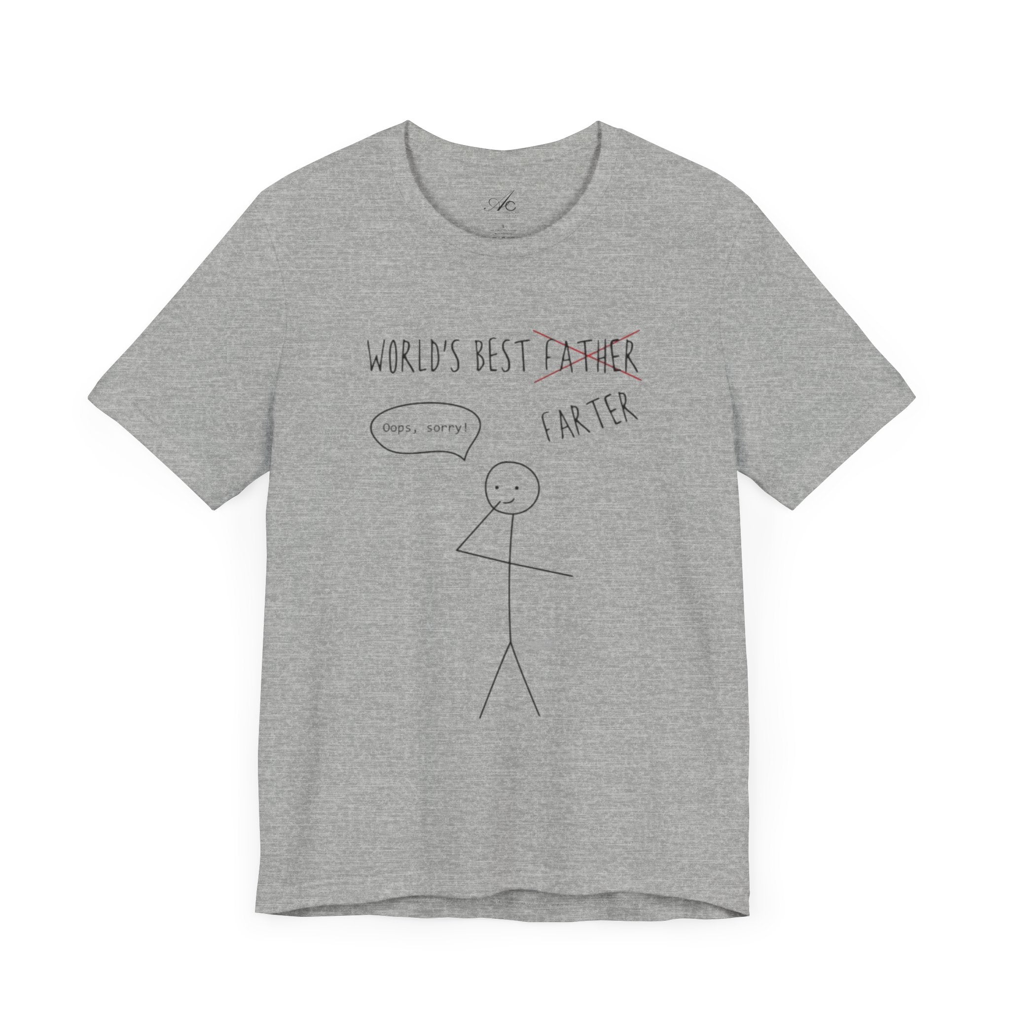 Funny Unisex T-Shirt for Dad, World's Best Farter Tee, Best Dad Ever Shirt, Gift for Father's Day, Dad Humor Apparel - Metamorphosis Creations