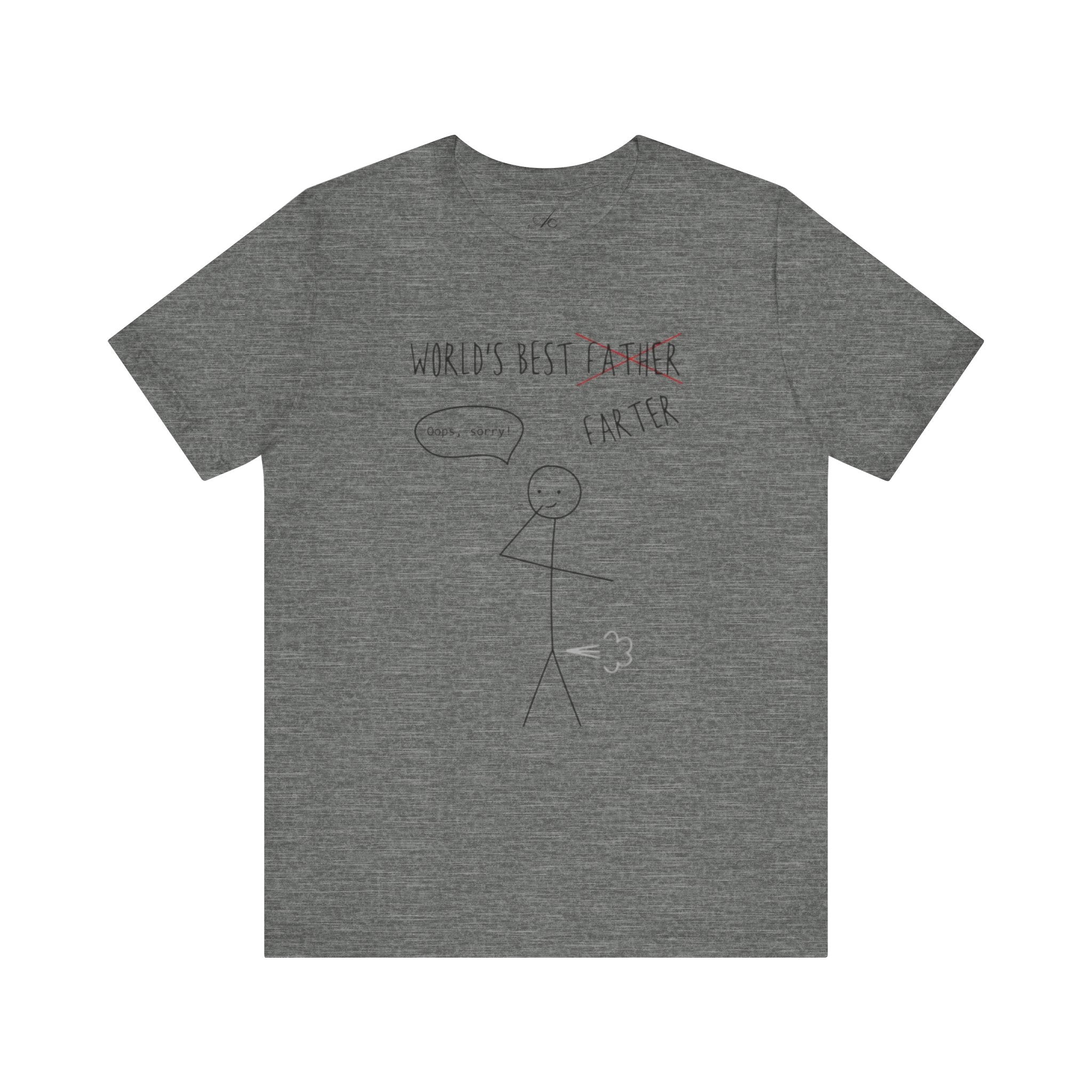 Funny Unisex T-Shirt for Dad, World's Best Farter Tee, Best Dad Ever Shirt, Gift for Father's Day, Dad Humor Apparel - Metamorphosis Creations