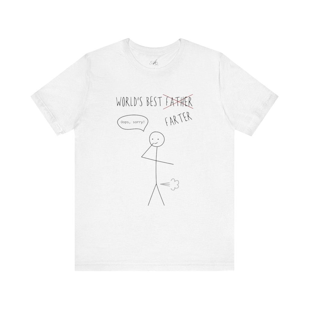 Funny Unisex T-Shirt for Dad, World's Best Farter Tee, Best Dad Ever Shirt, Gift for Father's Day, Dad Humor Apparel - Metamorphosis Creations