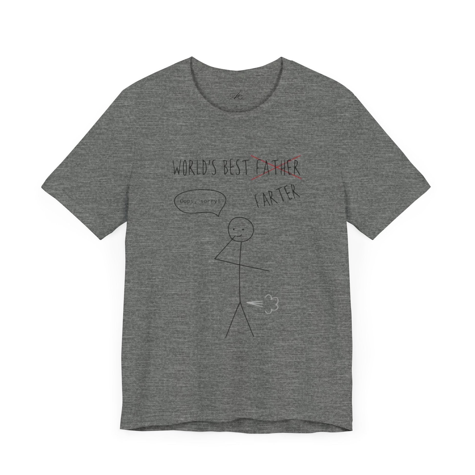 Funny Unisex T-Shirt for Dad, World's Best Farter Tee, Best Dad Ever Shirt, Gift for Father's Day, Dad Humor Apparel - Metamorphosis Creations