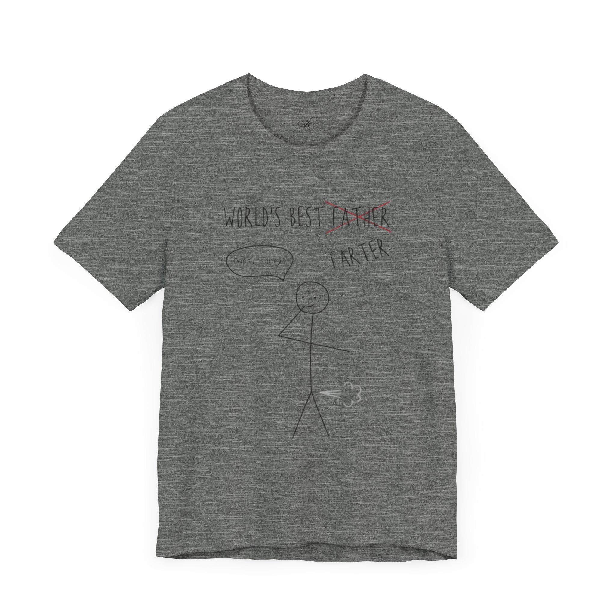 Funny Unisex T-Shirt for Dad, World's Best Farter Tee, Best Dad Ever Shirt, Gift for Father's Day, Dad Humor Apparel - Metamorphosis Creations