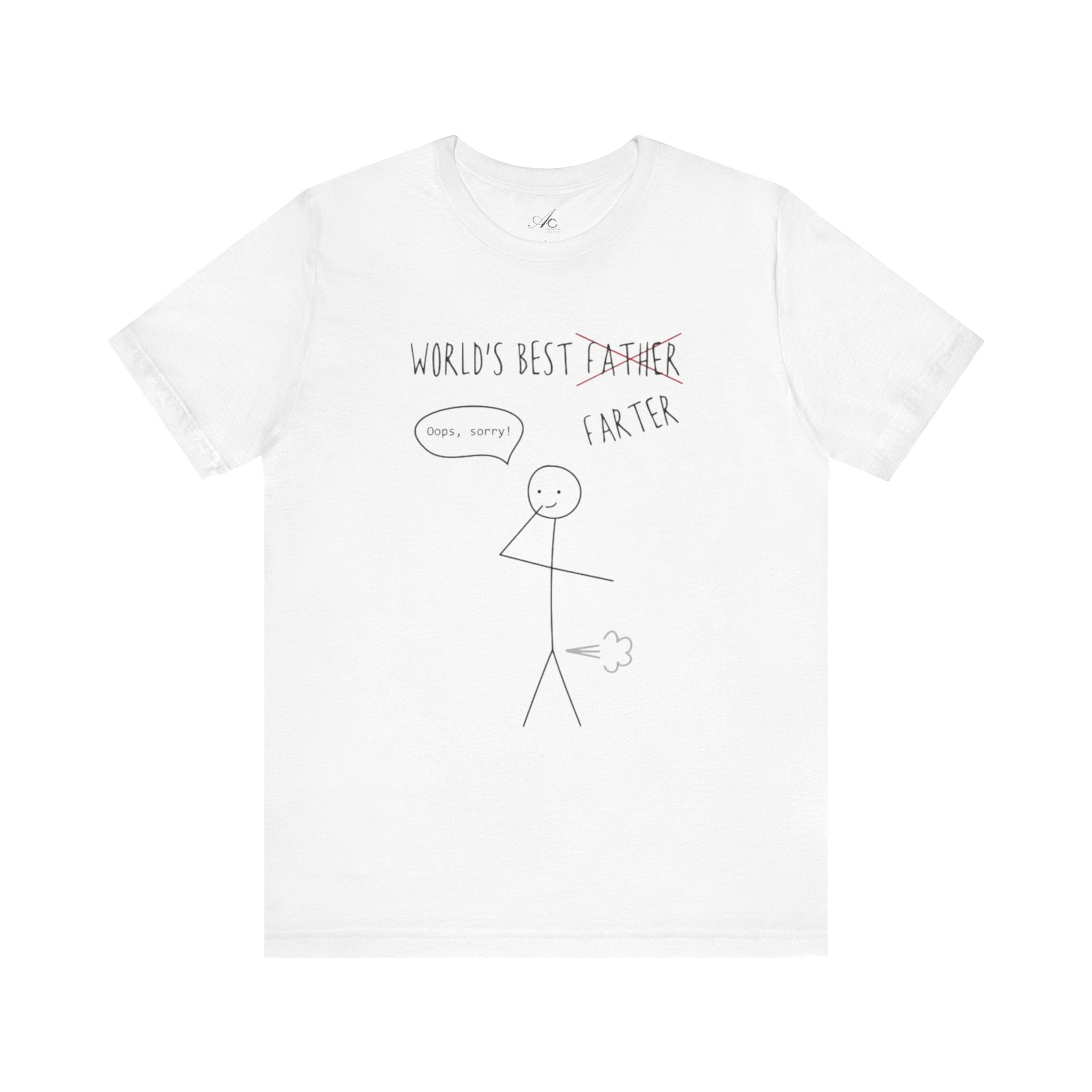Funny Unisex T-Shirt for Dad, World's Best Farter Tee, Best Dad Ever Shirt, Gift for Father's Day, Dad Humor Apparel - Metamorphosis Creations