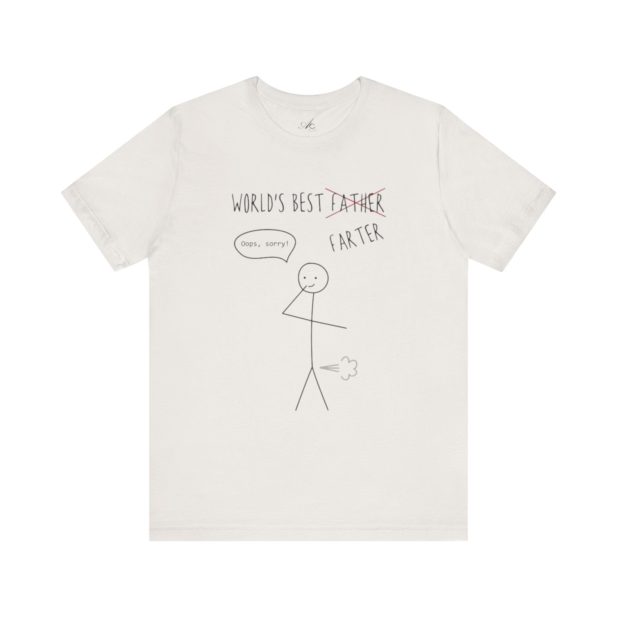 Funny Unisex T-Shirt for Dad, World's Best Farter Tee, Best Dad Ever Shirt, Gift for Father's Day, Dad Humor Apparel - Metamorphosis Creations
