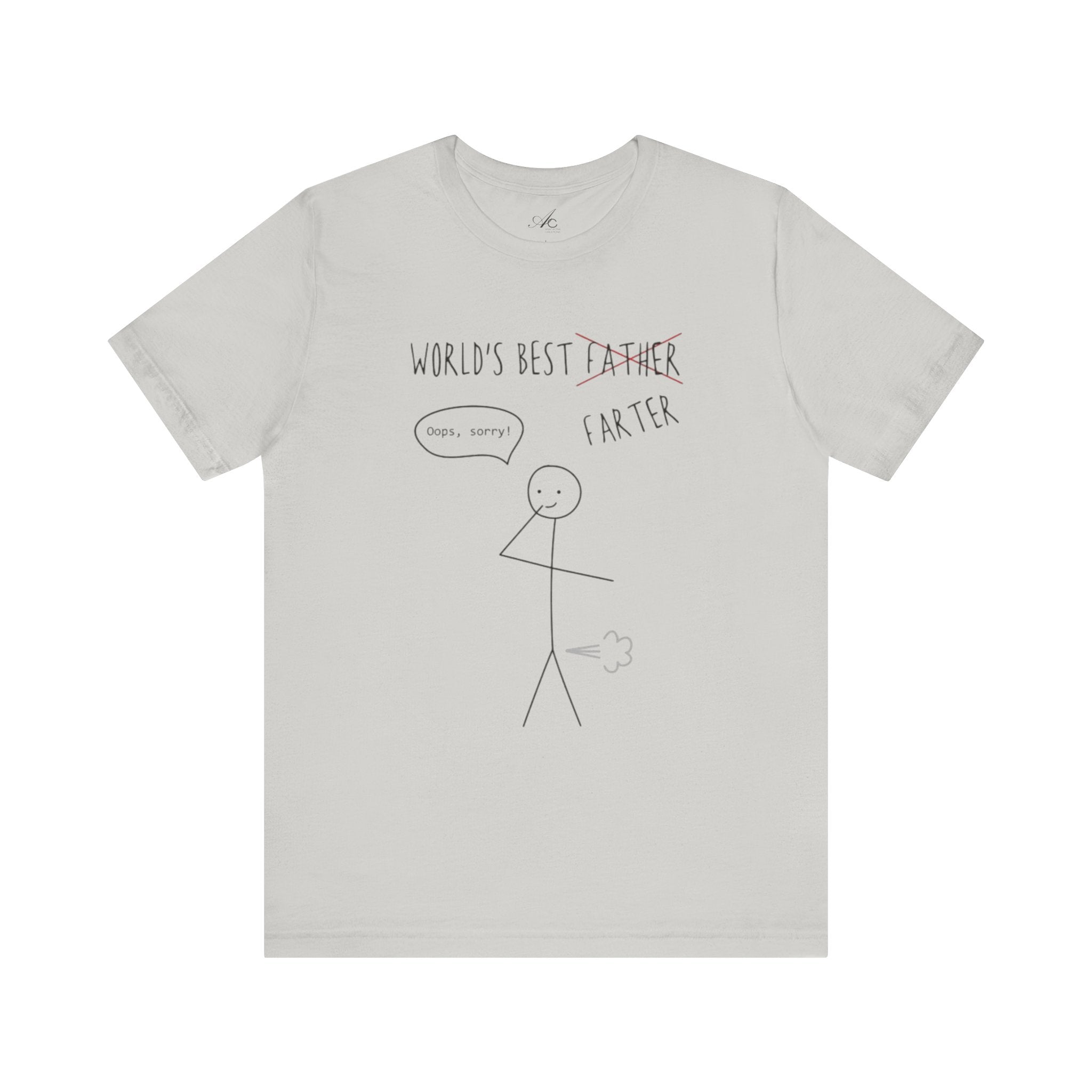 Funny Unisex T-Shirt for Dad, World's Best Farter Tee, Best Dad Ever Shirt, Gift for Father's Day, Dad Humor Apparel - Metamorphosis Creations