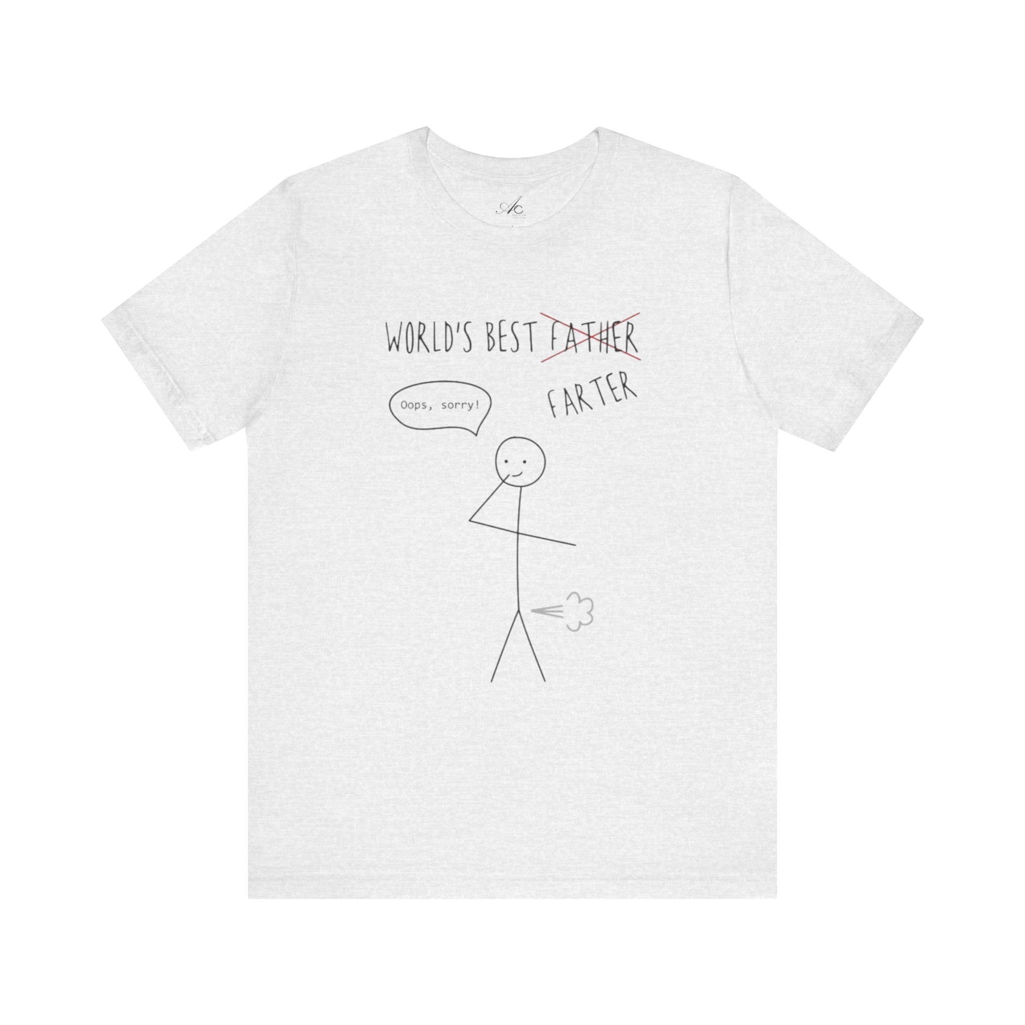 Funny Unisex T-Shirt for Dad, World's Best Farter Tee, Best Dad Ever Shirt, Gift for Father's Day, Dad Humor Apparel - Metamorphosis Creations
