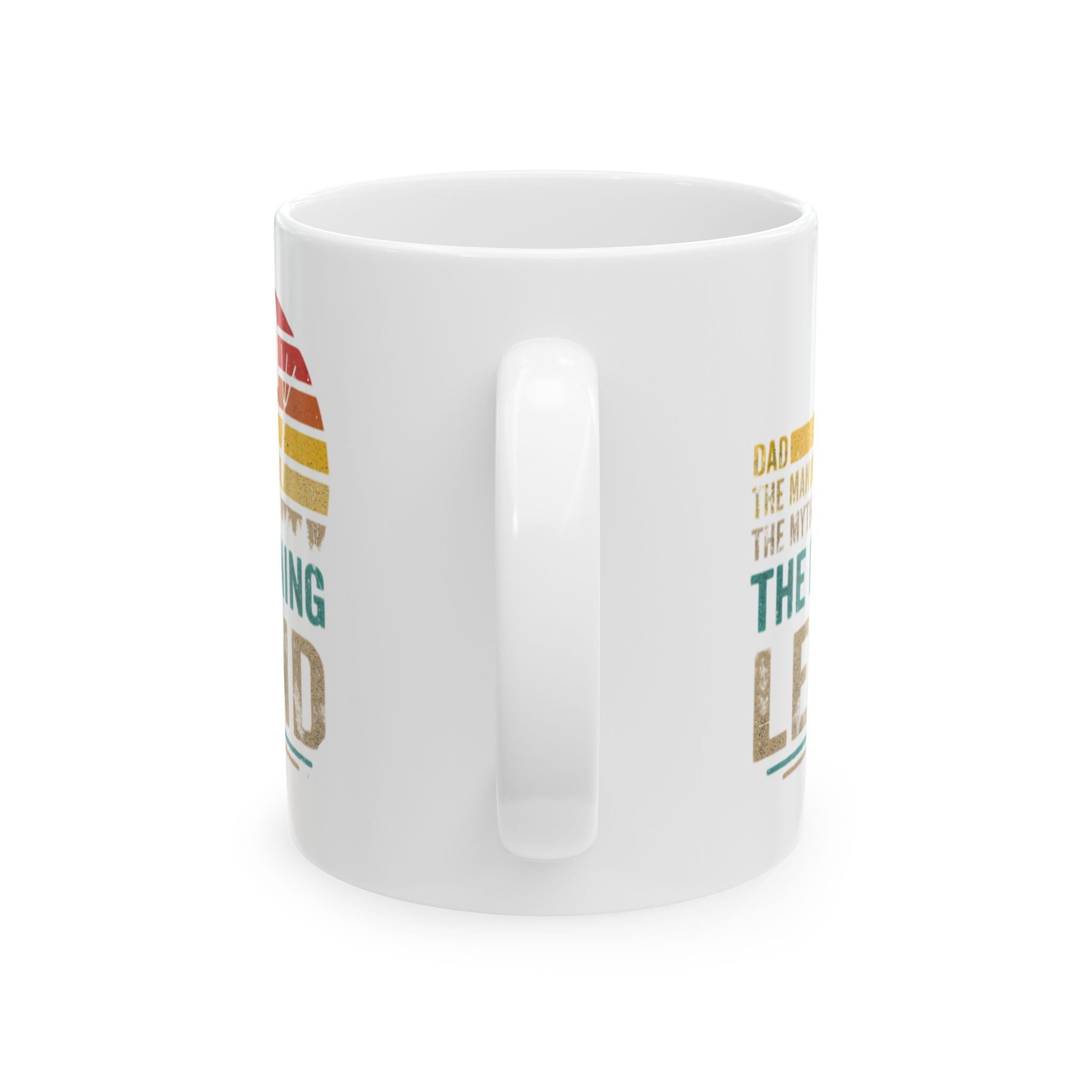 Gardening Legend Ceramic Mug for Dads, Funny Gift for Gardeners, 11oz 15oz Mug, Unique Fathers Day Present, Colorful Coffee Cup - Metamorphosis Creations