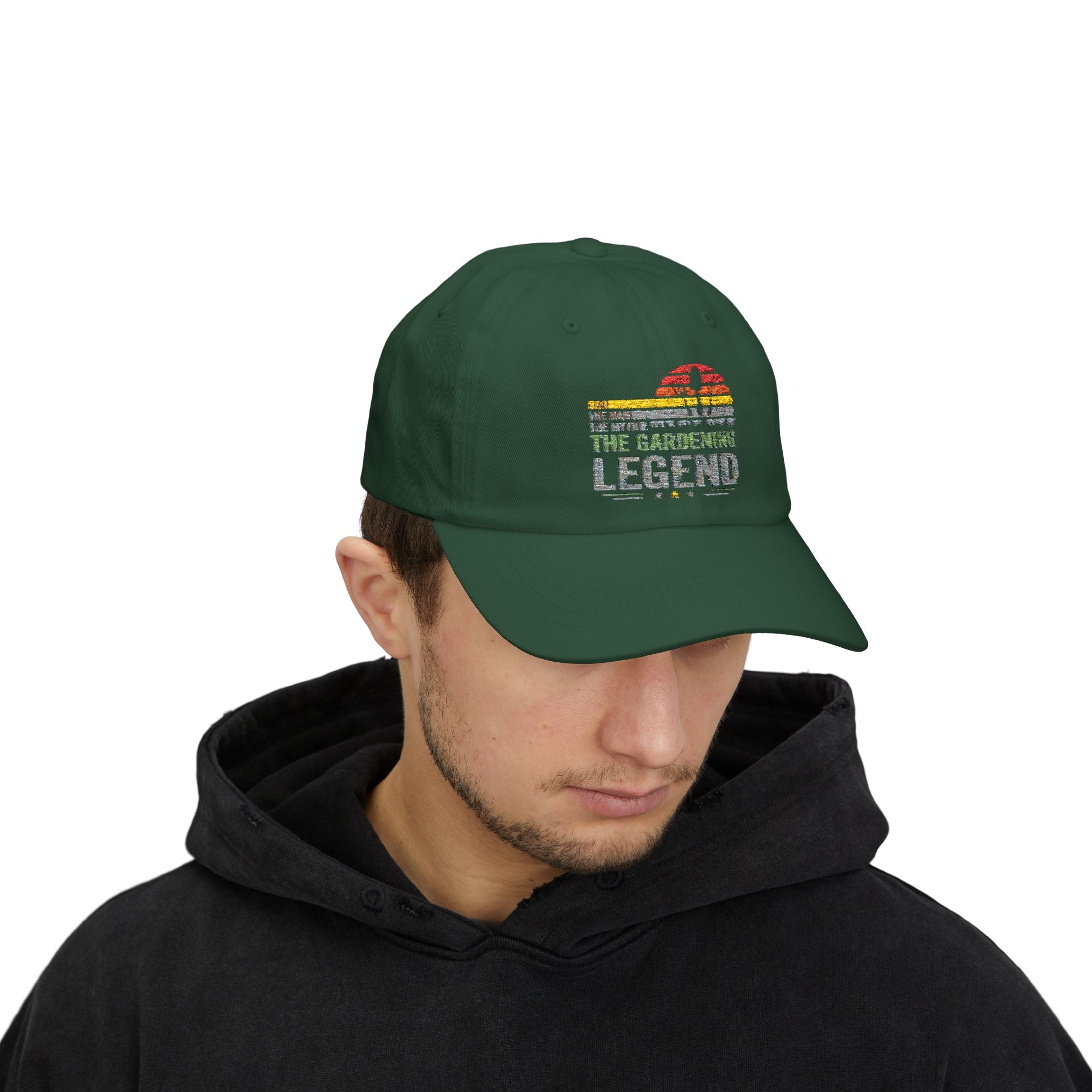 Gardening Legend Dad Cap, Gardening Hat, Summer Accessory, Gift for Dads, Outdoors Cap, Casual Headwear - Metamorphosis Creations