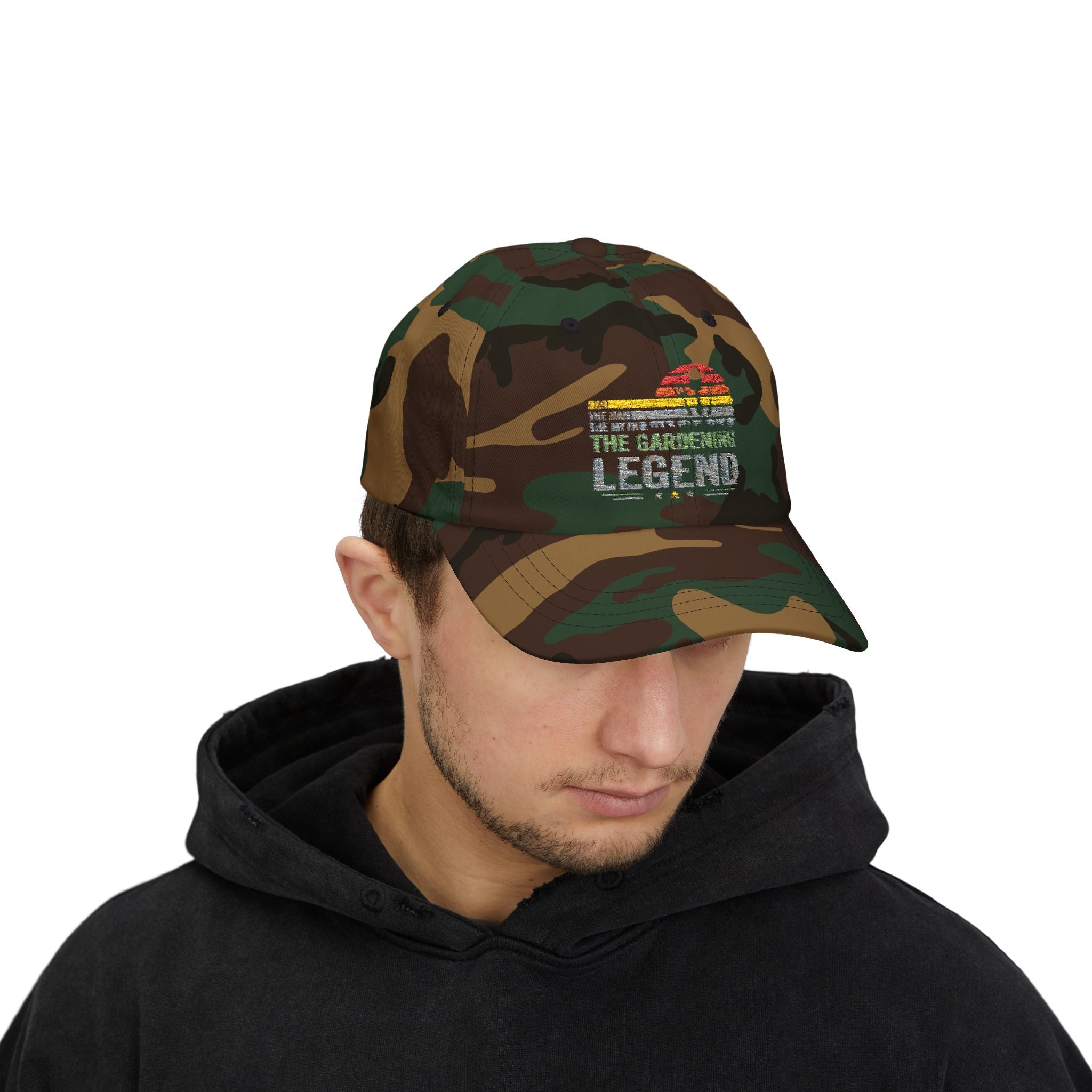 Gardening Legend Dad Cap, Gardening Hat, Summer Accessory, Gift for Dads, Outdoors Cap, Casual Headwear - Metamorphosis Creations