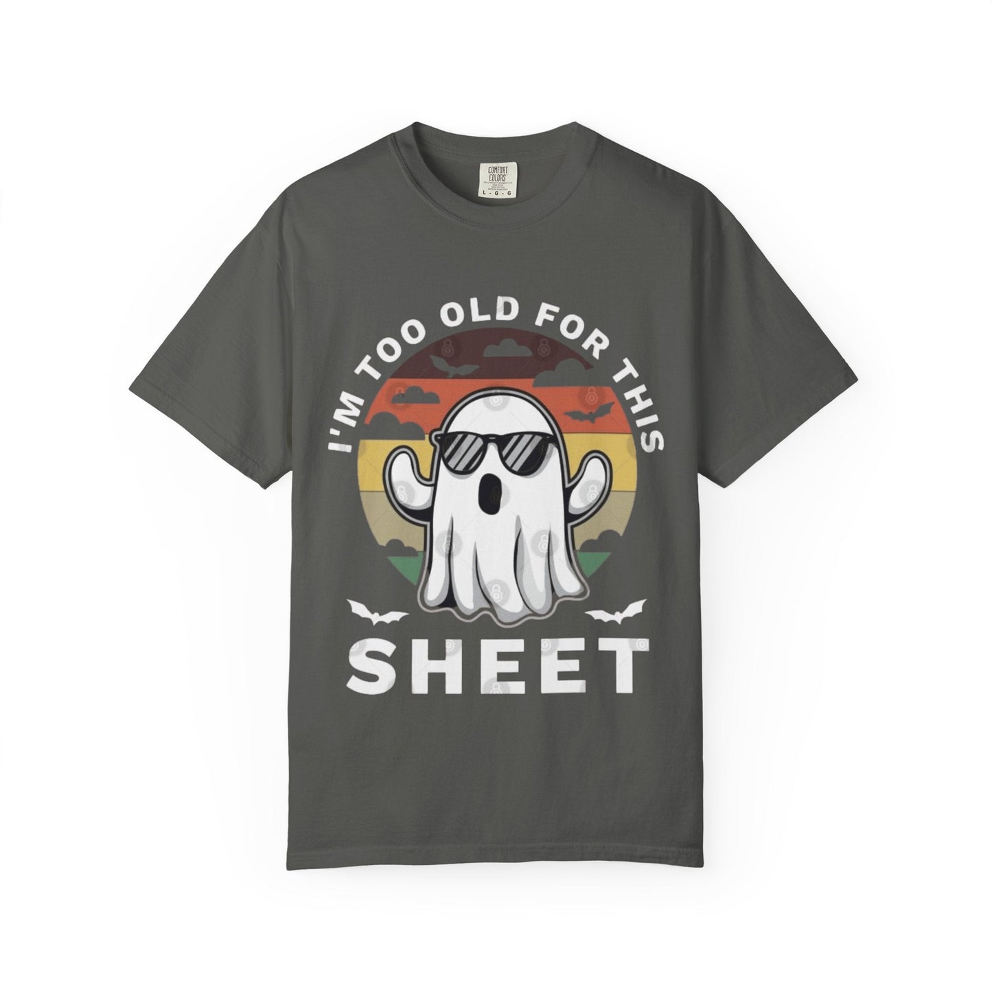Ghostly Humor Unisex T-Shirt, Relaxed Vintage Tee, Halloween Apparel, Fun Gift, Casual Outfit, Quirky Statement Shirt, Ghost Sheet T-shirt - Metamorphosis Creations