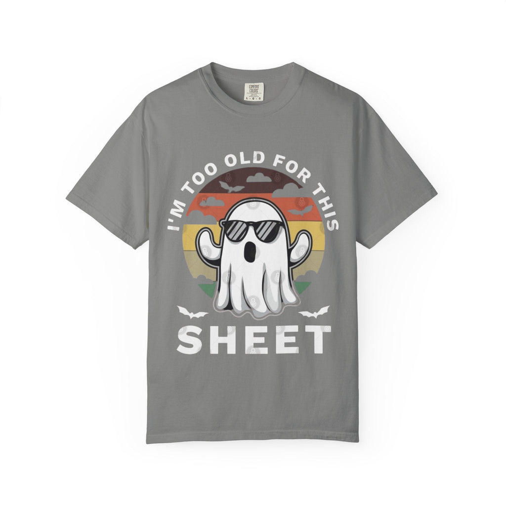 Ghostly Humor Unisex T-Shirt, Relaxed Vintage Tee, Halloween Apparel, Fun Gift, Casual Outfit, Quirky Statement Shirt, Ghost Sheet T-shirt - Metamorphosis Creations