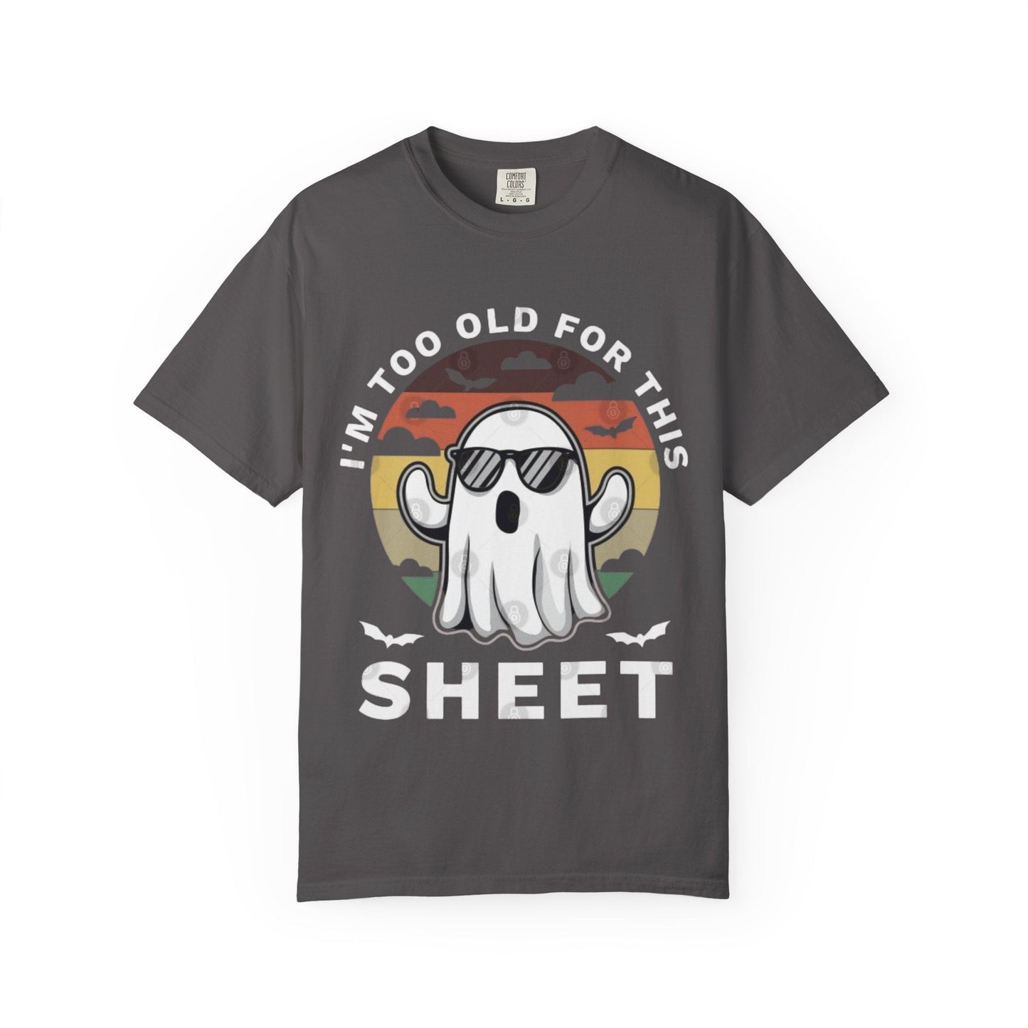 Ghostly Humor Unisex T-Shirt, Relaxed Vintage Tee, Halloween Apparel, Fun Gift, Casual Outfit, Quirky Statement Shirt, Ghost Sheet T-shirt - Metamorphosis Creations