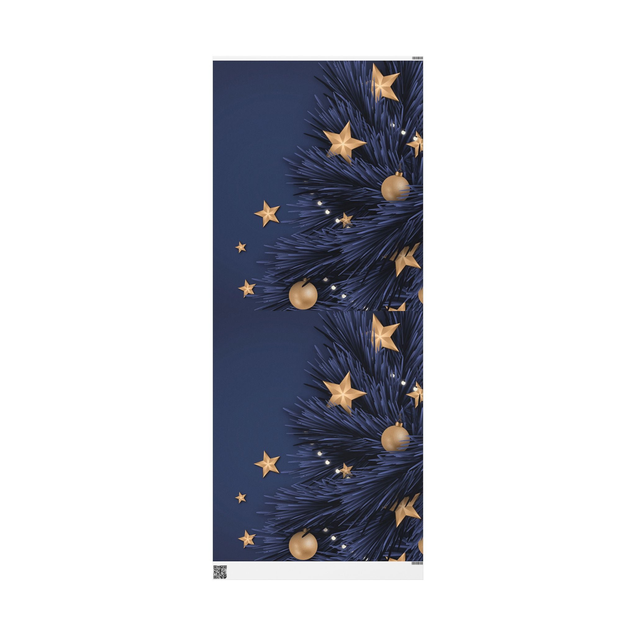 Gift Wrapping Paper | Elegant Starry Holiday Gift Wrap - Metamorphosis Creations
