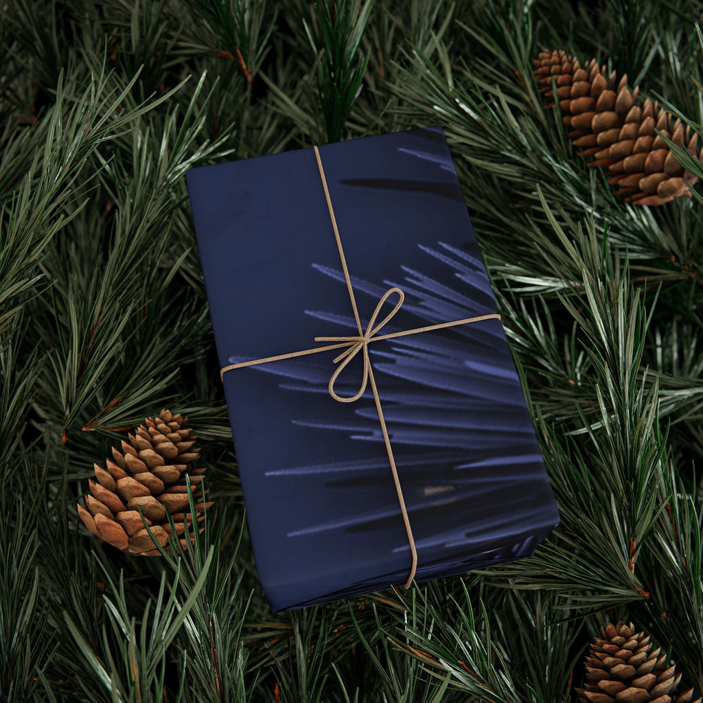 Gift Wrapping Paper | Elegant Starry Holiday Gift Wrap - Metamorphosis Creations