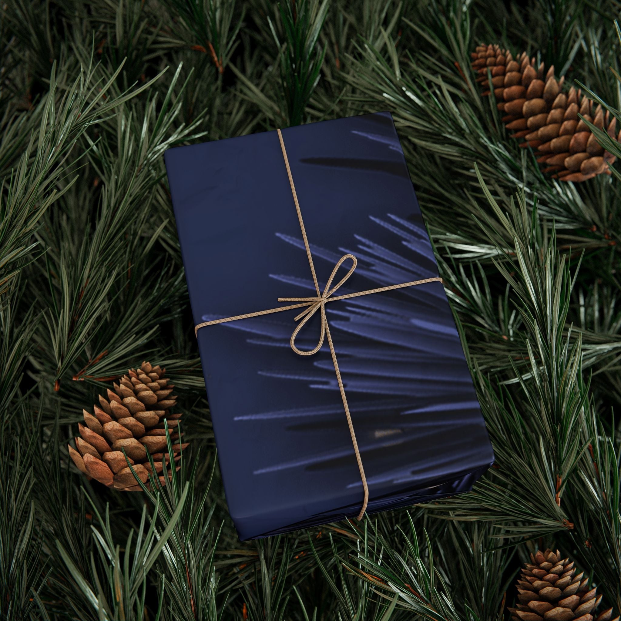 Gift Wrapping Paper | Elegant Starry Holiday Gift Wrap - Metamorphosis Creations