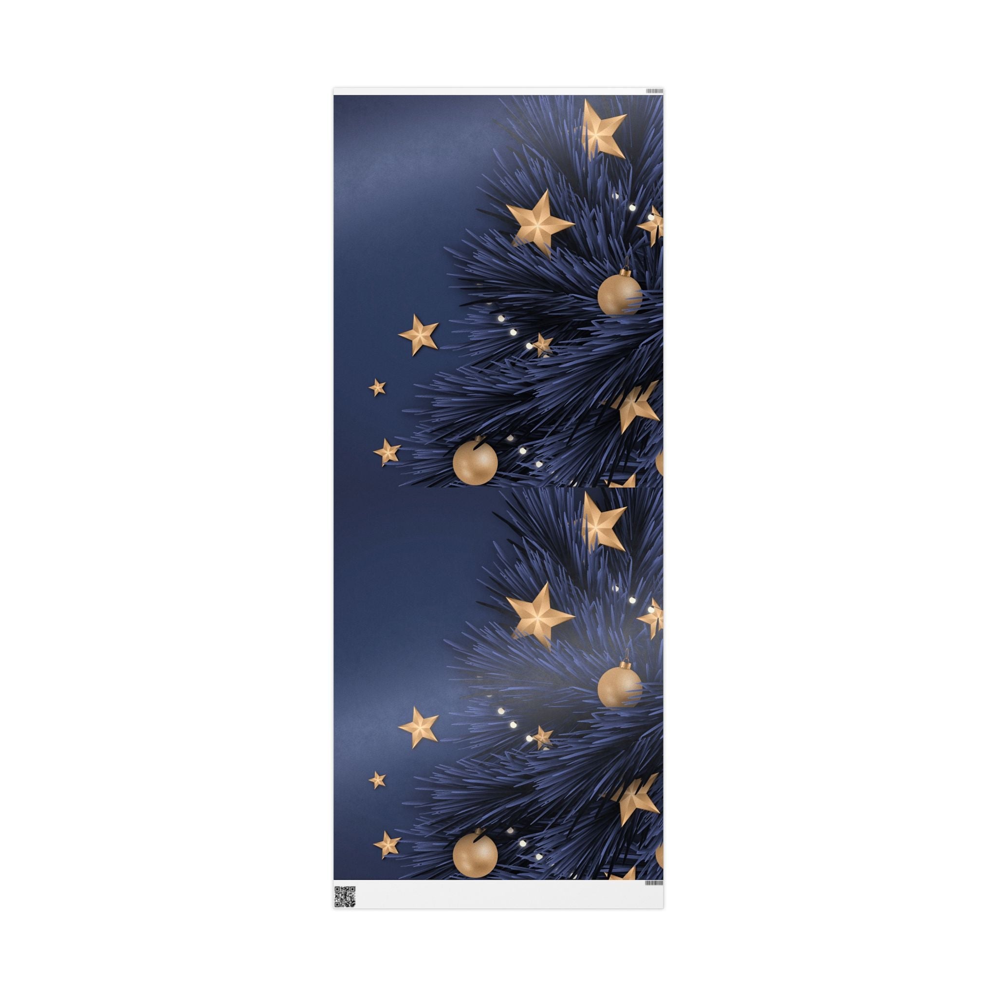Gift Wrapping Paper | Elegant Starry Holiday Gift Wrap - Metamorphosis Creations