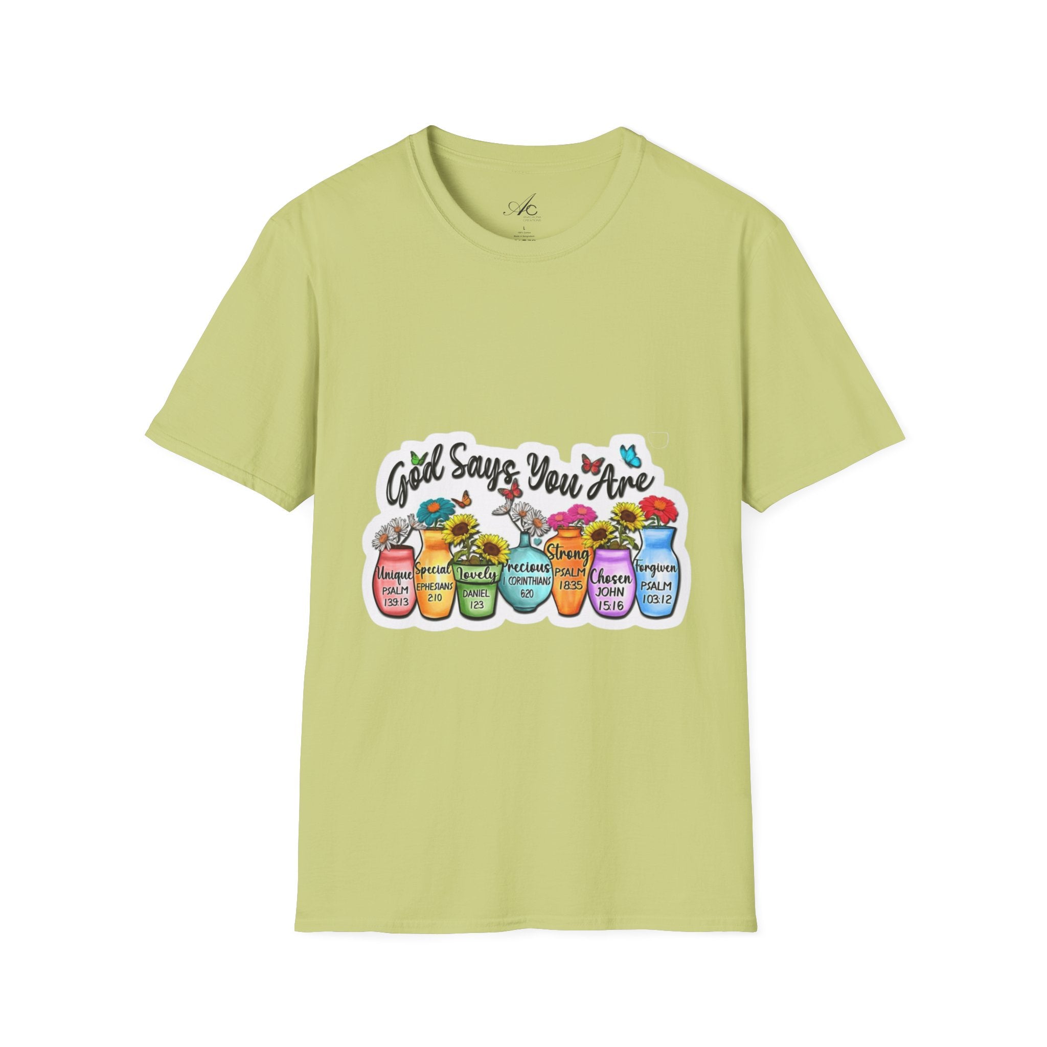 God Says You Are Loved Unisex T-Shirt, Inspirational Tee for Faith, Gifts for Friends, Casual Wear, Comfortable Clothing, [...] - Metamorphosis Creations