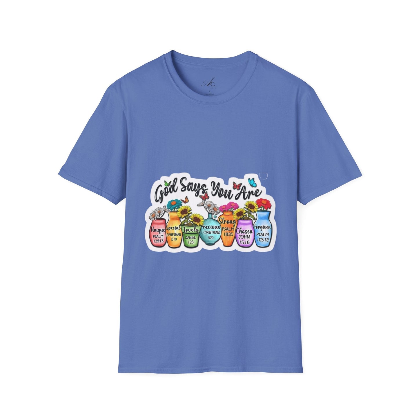 God Says You Are Loved Unisex T-Shirt, Inspirational Tee for Faith, Gifts for Friends, Casual Wear, Comfortable Clothing, [...] - Metamorphosis Creations