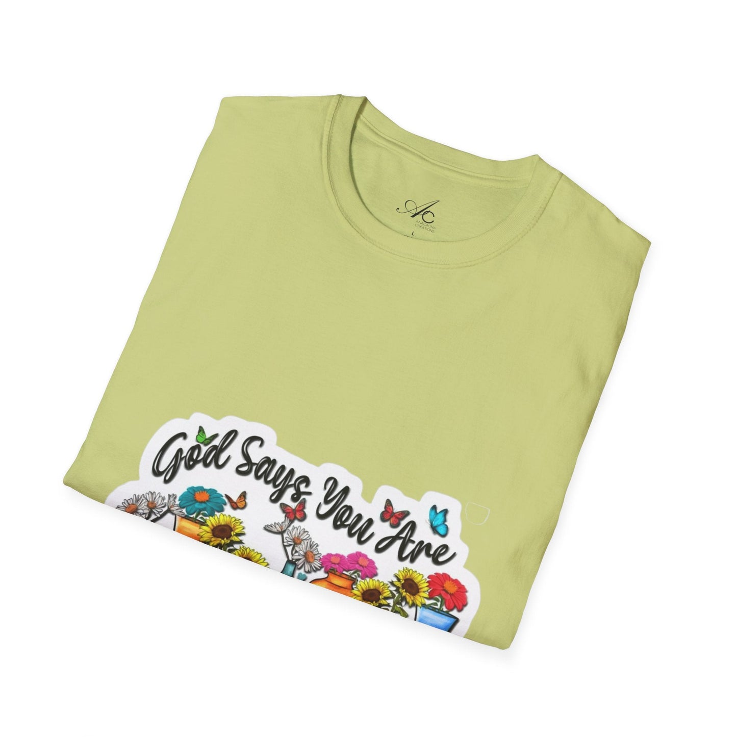 God Says You Are Loved Unisex T-Shirt, Inspirational Tee for Faith, Gifts for Friends, Casual Wear, Comfortable Clothing, [...] - Metamorphosis Creations
