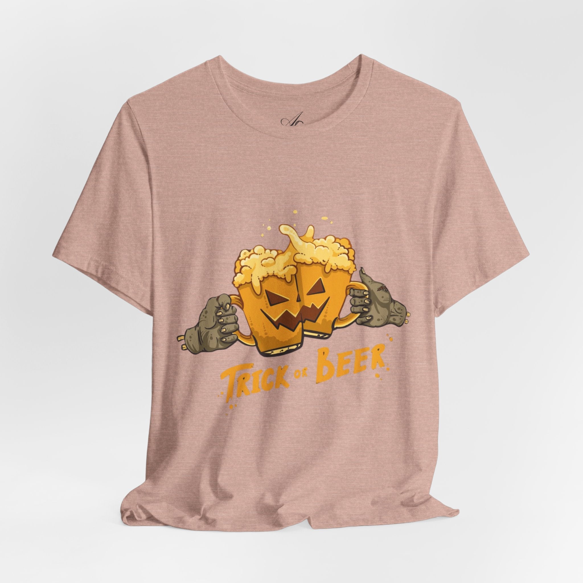 Halloween Beer Tee, Ghostly Fun Shirt, Unisex Graphic T-Shirt, Trick or Treat Apparel, Spooky Celebration Top - Metamorphosis Creations