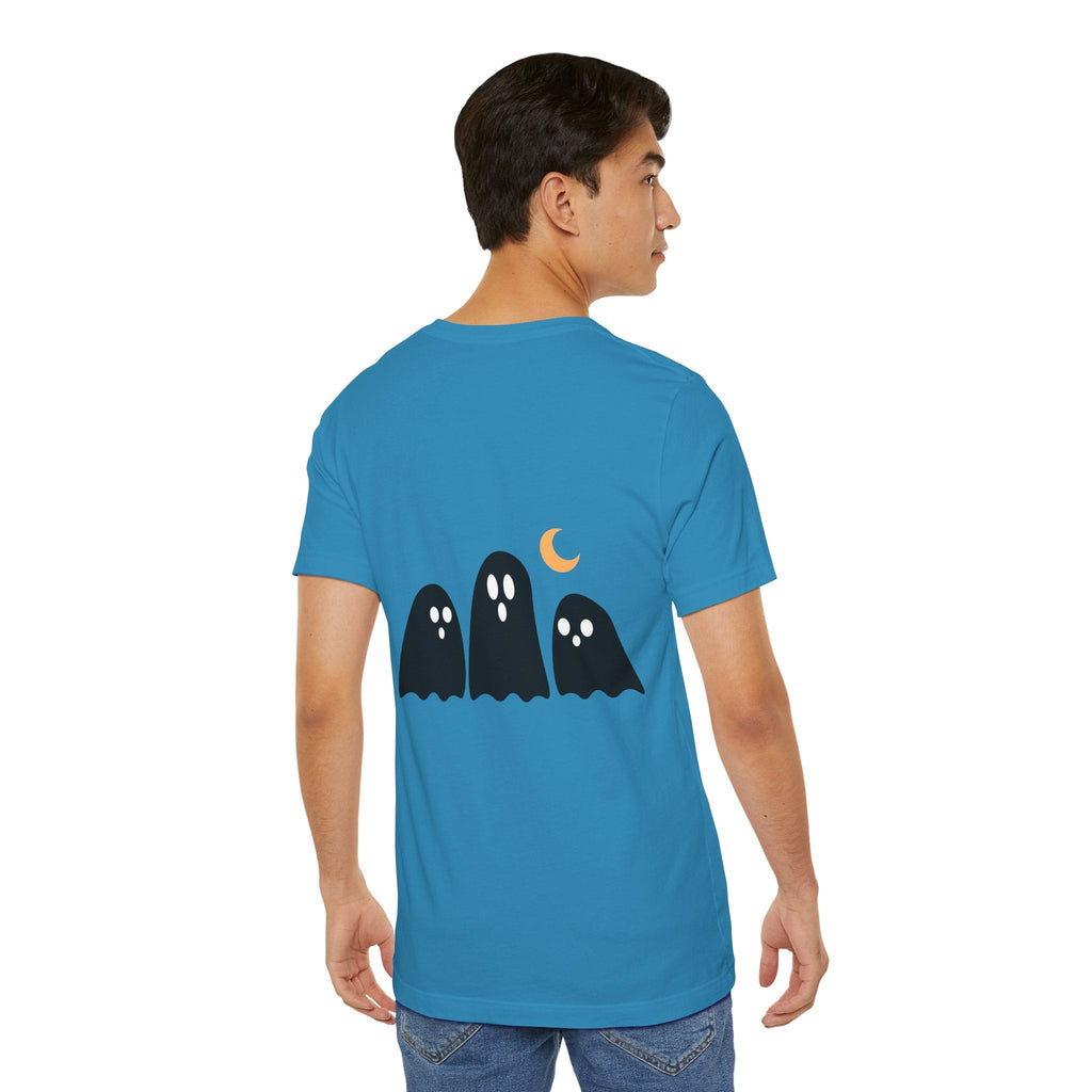 Halloween Beer Tee, Ghostly Fun Shirt, Unisex Graphic T-Shirt, Trick or Treat Apparel, Spooky Celebration Top - Metamorphosis Creations