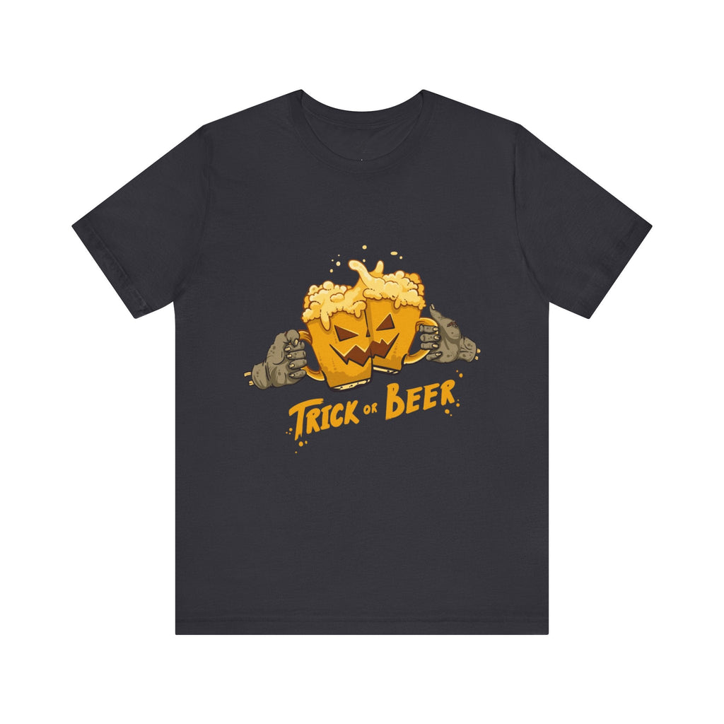 Halloween Beer Tee, Ghostly Fun Shirt, Unisex Graphic T-Shirt, Trick or Treat Apparel, Spooky Celebration Top - Metamorphosis Creations