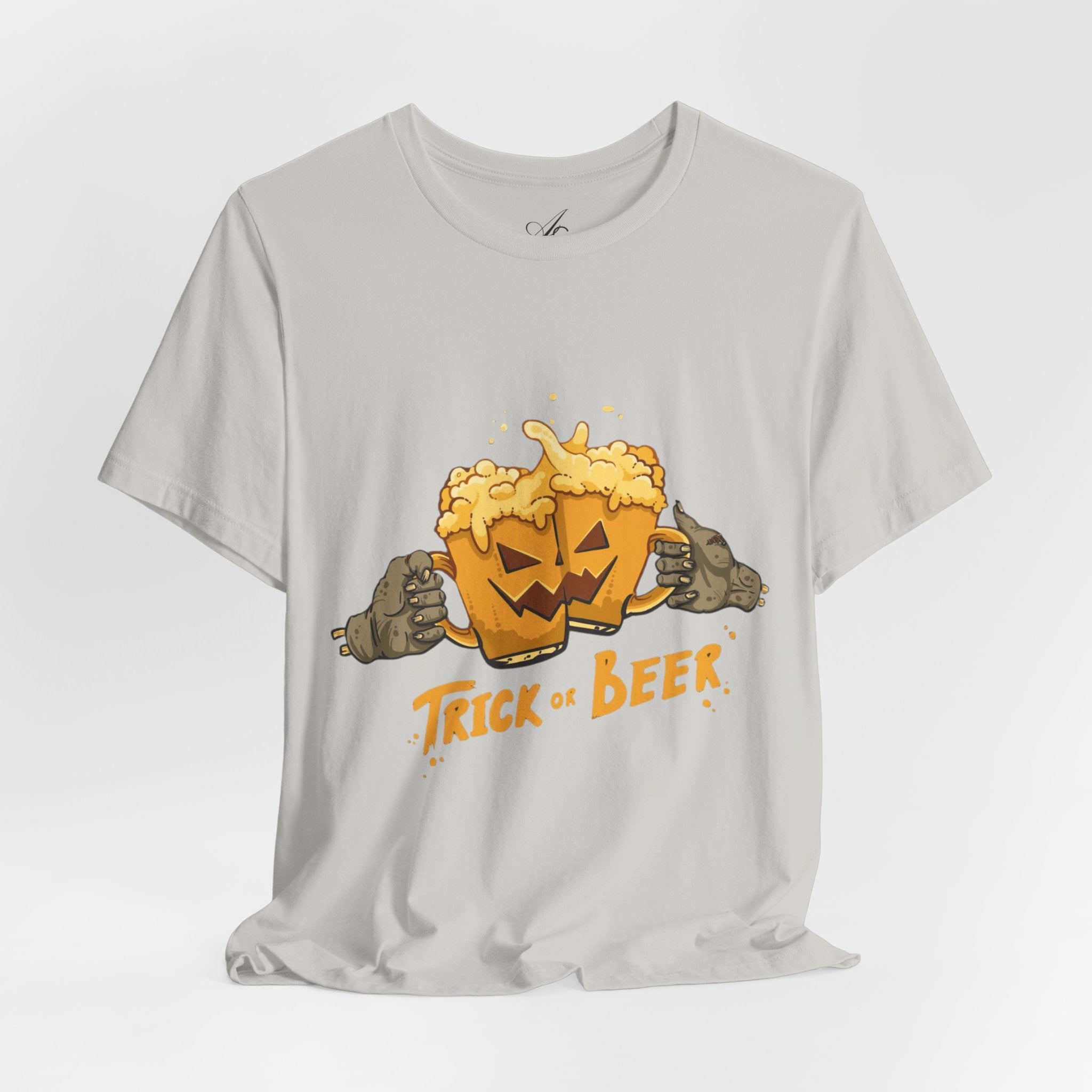 Halloween Beer Tee, Ghostly Fun Shirt, Unisex Graphic T-Shirt, Trick or Treat Apparel, Spooky Celebration Top - Metamorphosis Creations