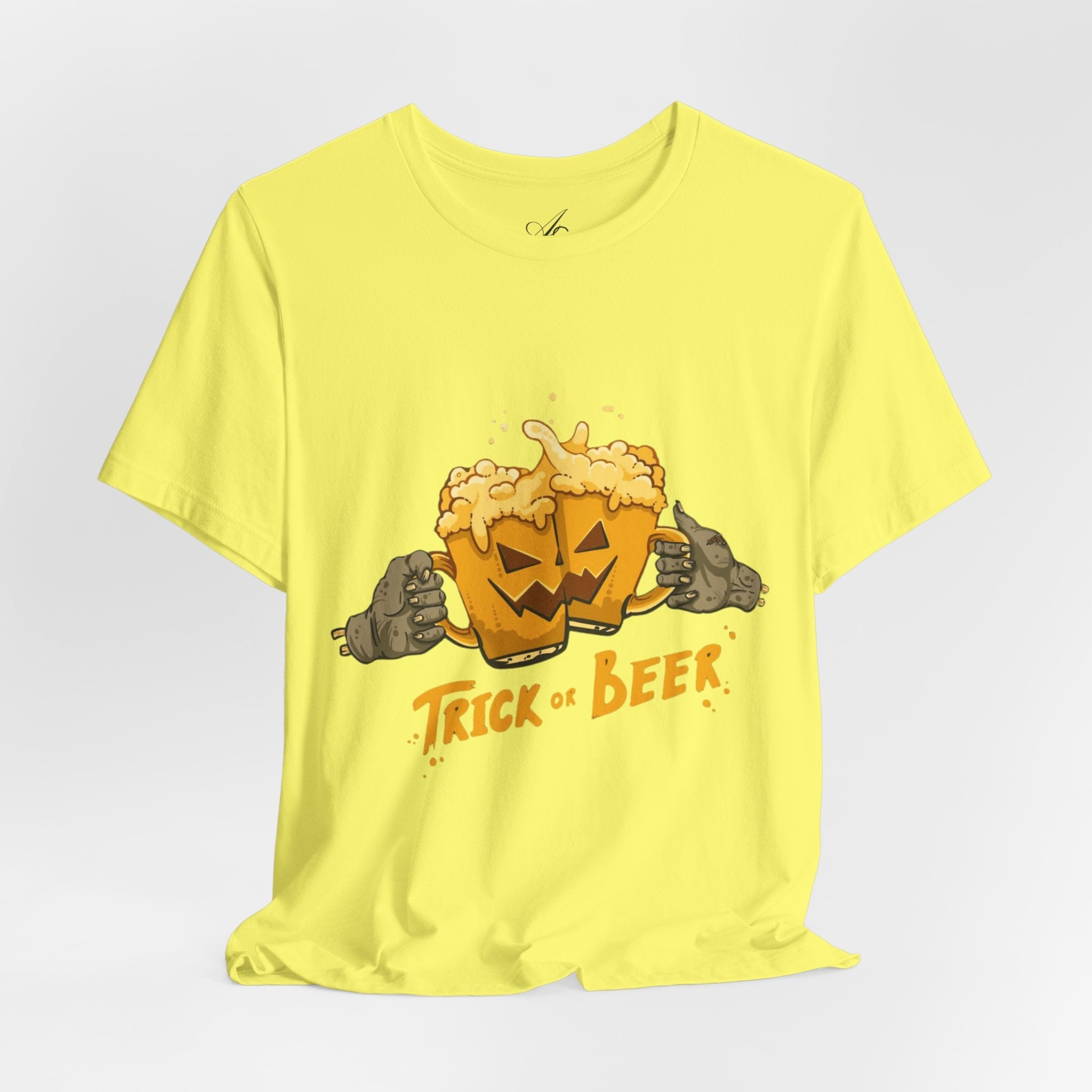 Halloween Beer Tee, Ghostly Fun Shirt, Unisex Graphic T-Shirt, Trick or Treat Apparel, Spooky Celebration Top - Metamorphosis Creations