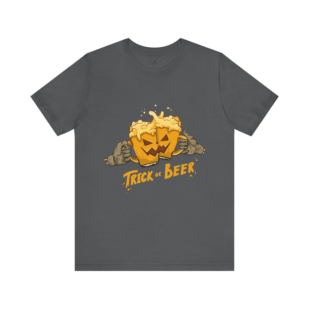 Halloween Beer Tee, Ghostly Fun Shirt, Unisex Graphic T-Shirt, Trick or Treat Apparel, Spooky Celebration Top - Metamorphosis Creations
