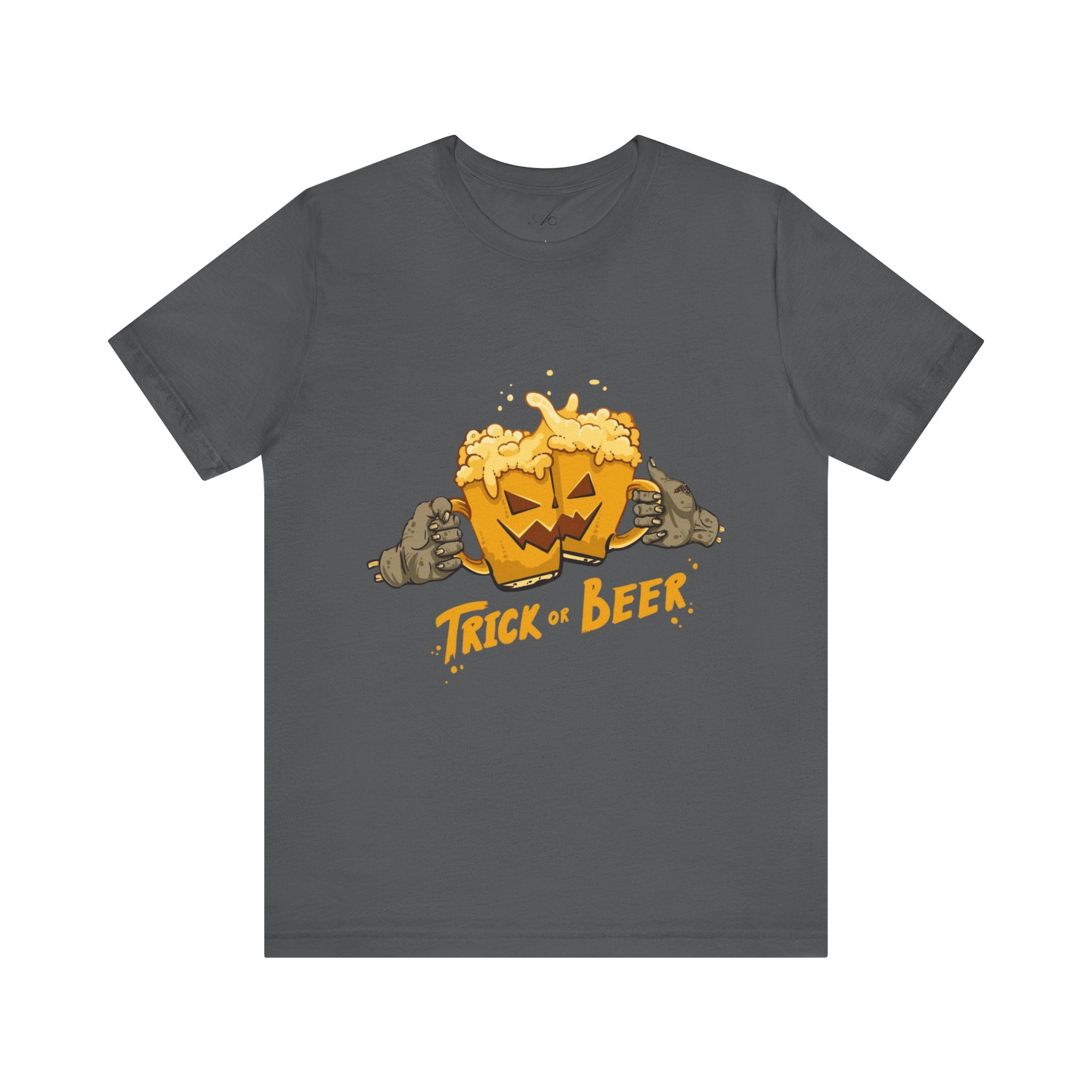 Halloween Beer Tee, Ghostly Fun Shirt, Unisex Graphic T-Shirt, Trick or Treat Apparel, Spooky Celebration Top - Metamorphosis Creations