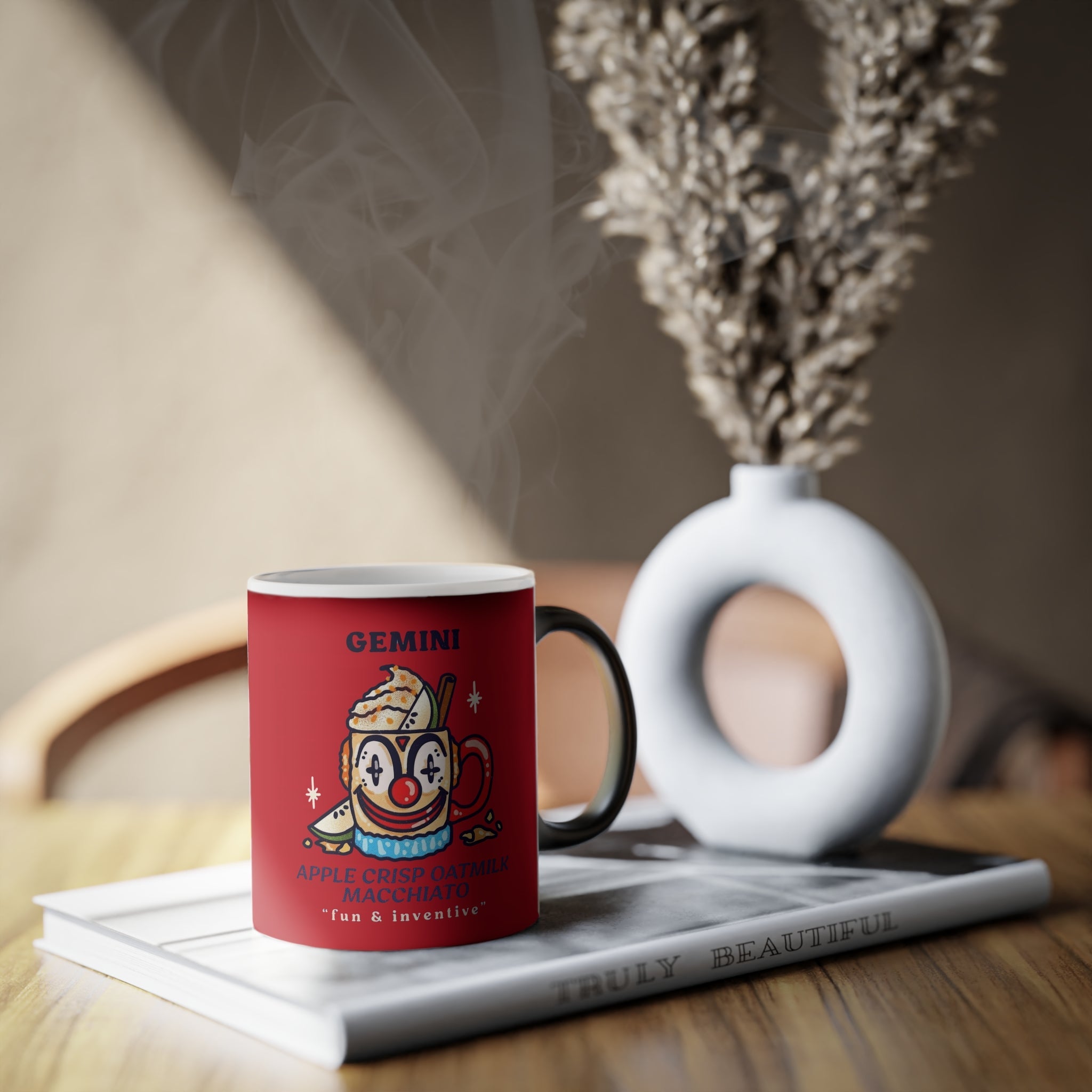 Halloween Gemini Magic Mug - Fun Astrology Coffee Cup, Personalized Zodiac Gift for Birthdays, Astrology Lovers, Unique Mug - Metamorphosis Creations