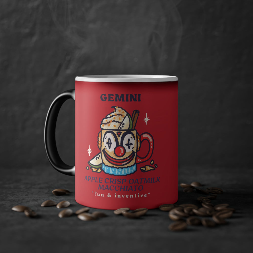 Halloween Gemini Magic Mug - Fun Astrology Coffee Cup, Personalized Zodiac Gift for Birthdays, Astrology Lovers, Unique Mug - Metamorphosis Creations