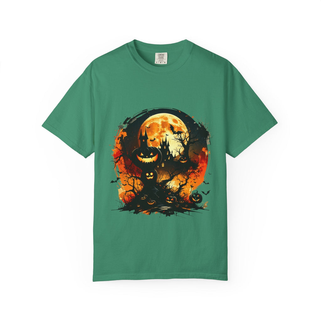 Halloween Moon Graphic T-shirt, Unisex Spooky Shirt, Fall Outfit, October Fest Tee, Halloween Party Wear, Trick or Treat T-shirt - Metamorphosis Creations