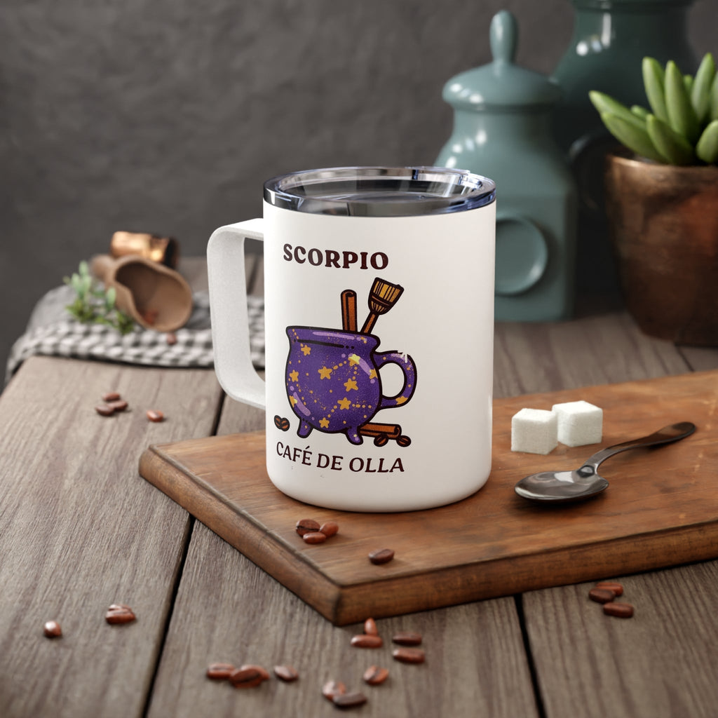 halloween mugs Zodiac Scorpio Insulated Coffee Mug, Astrology Gift, Horoscope Lovers, Astrology Coffee Cup, Unique Zodiac Mug, Personalized Mug - Metamorphosis Creations