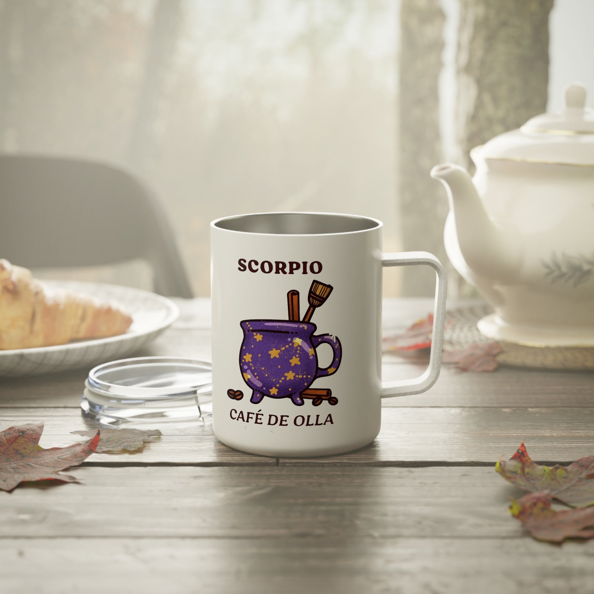 halloween mugs Zodiac Scorpio Insulated Coffee Mug, Astrology Gift, Horoscope Lovers, Astrology Coffee Cup, Unique Zodiac Mug, Personalized Mug - Metamorphosis Creations