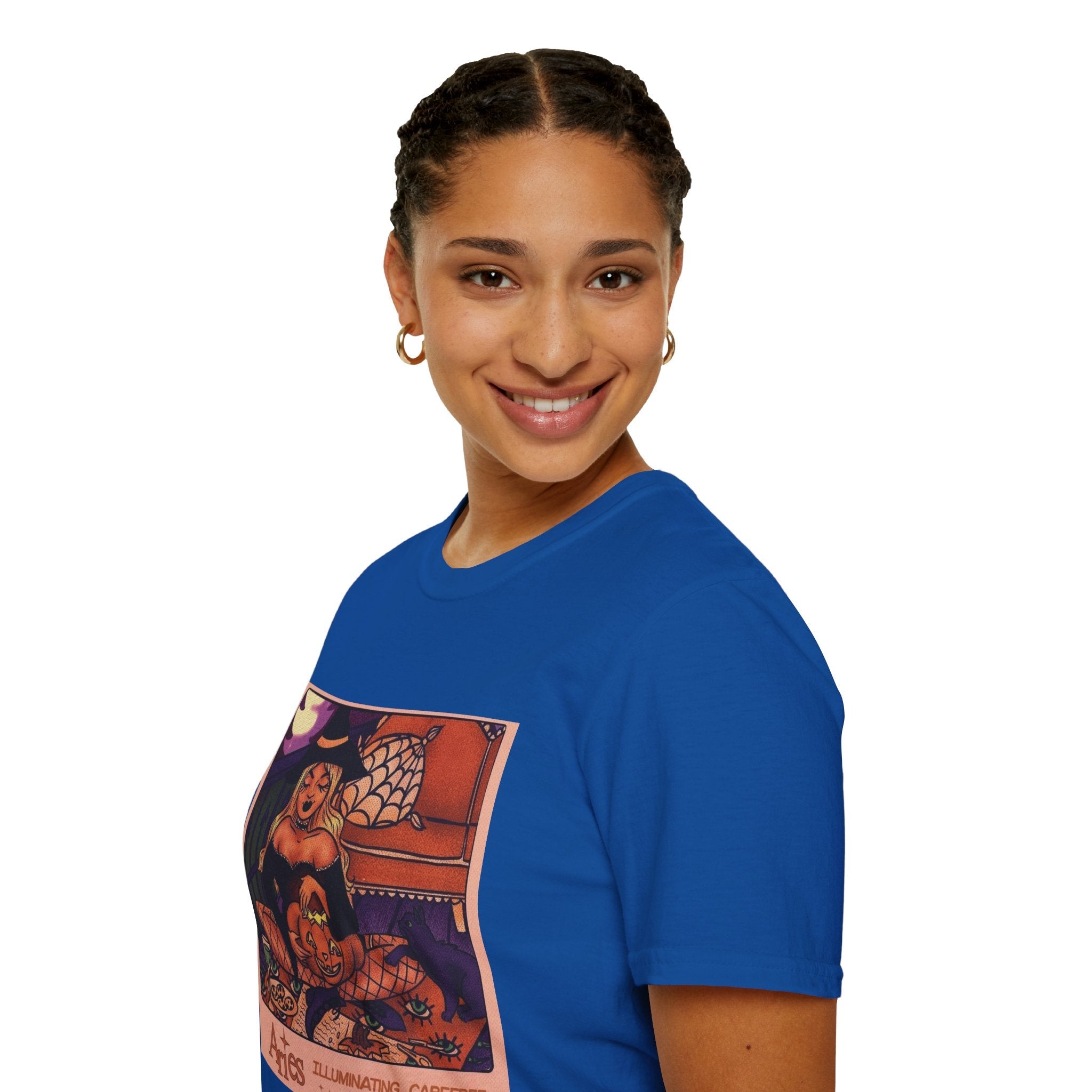 halloween shirt Illuminated Carefree & Optimistic T-Shirt, Halloween Apparel, Unisex Graphic Tee, Cozy Casual Wear, Unique Gift Idea - Metamorphosis Creations