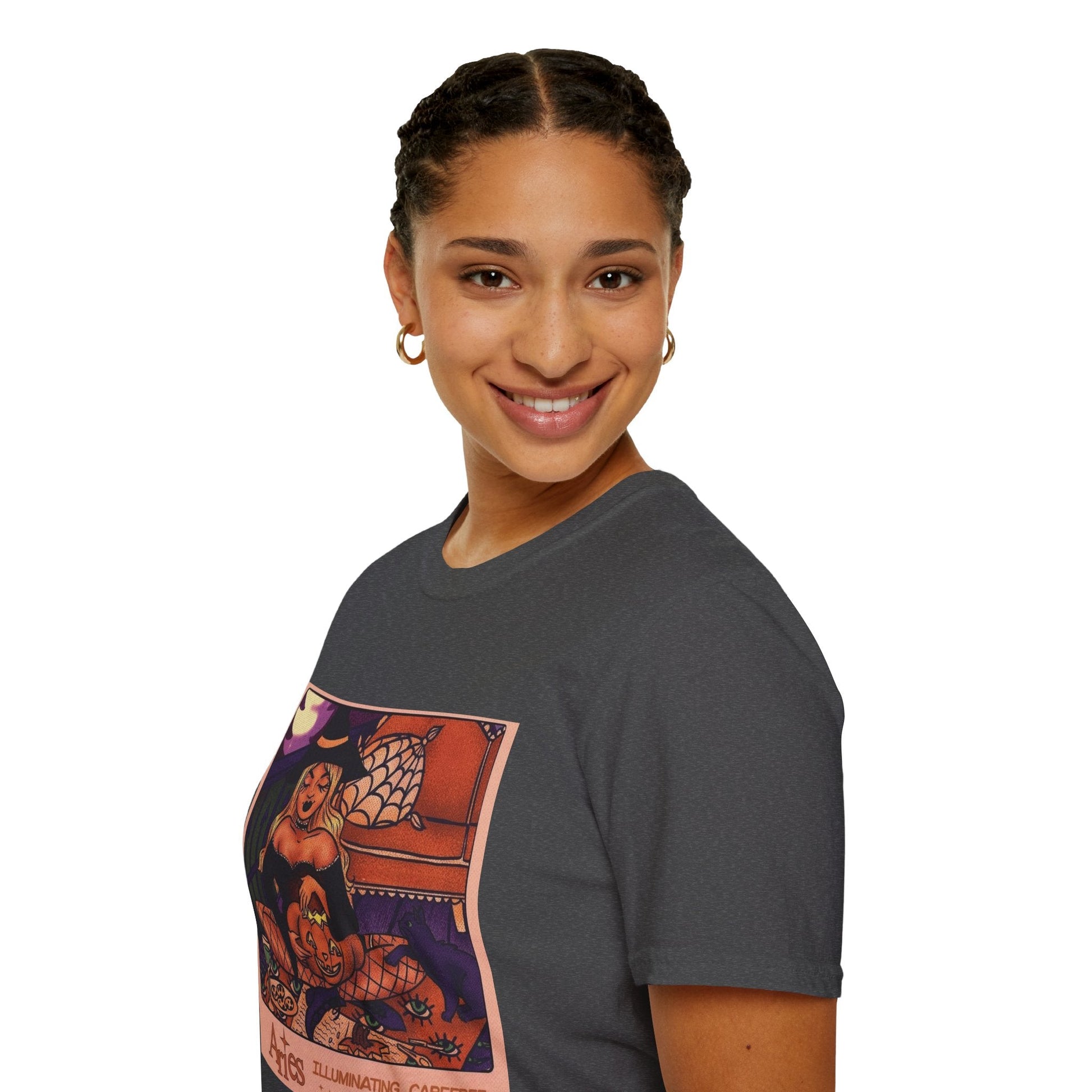 halloween shirt Illuminated Carefree & Optimistic T-Shirt, Halloween Apparel, Unisex Graphic Tee, Cozy Casual Wear, Unique Gift Idea - Metamorphosis Creations