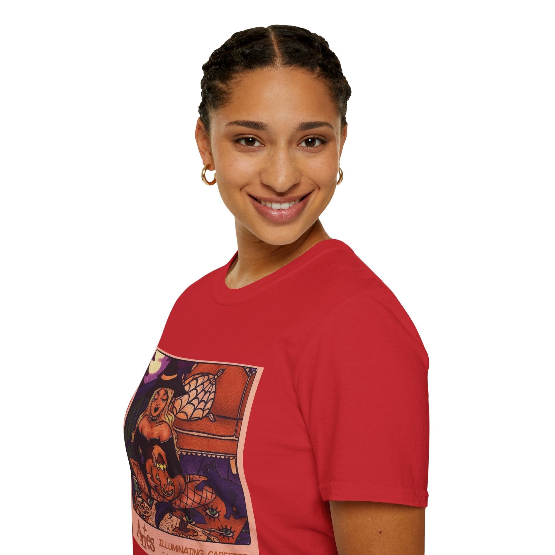 halloween shirt Illuminated Carefree & Optimistic T-Shirt, Halloween Apparel, Unisex Graphic Tee, Cozy Casual Wear, Unique Gift Idea - Metamorphosis Creations