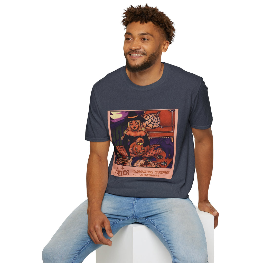 halloween shirt Illuminated Carefree & Optimistic T-Shirt, Halloween Apparel, Unisex Graphic Tee, Cozy Casual Wear, Unique Gift Idea - Metamorphosis Creations