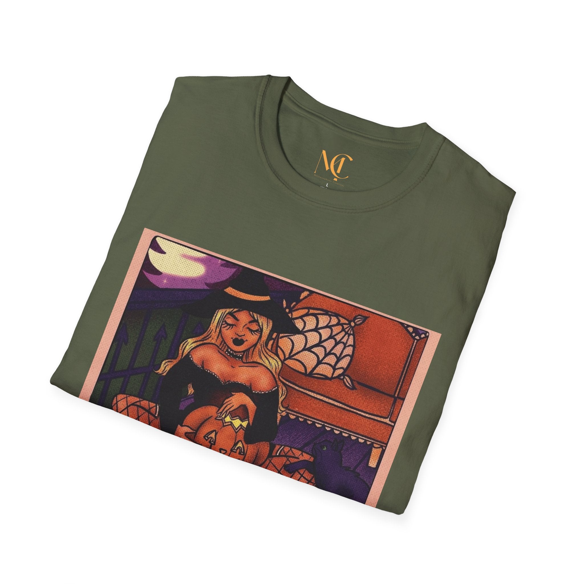 halloween shirt Illuminated Carefree & Optimistic T-Shirt, Halloween Apparel, Unisex Graphic Tee, Cozy Casual Wear, Unique Gift Idea - Metamorphosis Creations