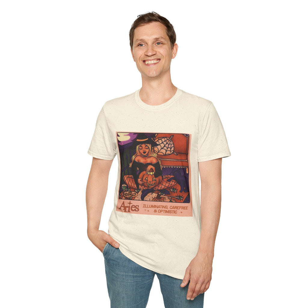 halloween shirt Illuminated Carefree & Optimistic T-Shirt, Halloween Apparel, Unisex Graphic Tee, Cozy Casual Wear, Unique Gift Idea - Metamorphosis Creations