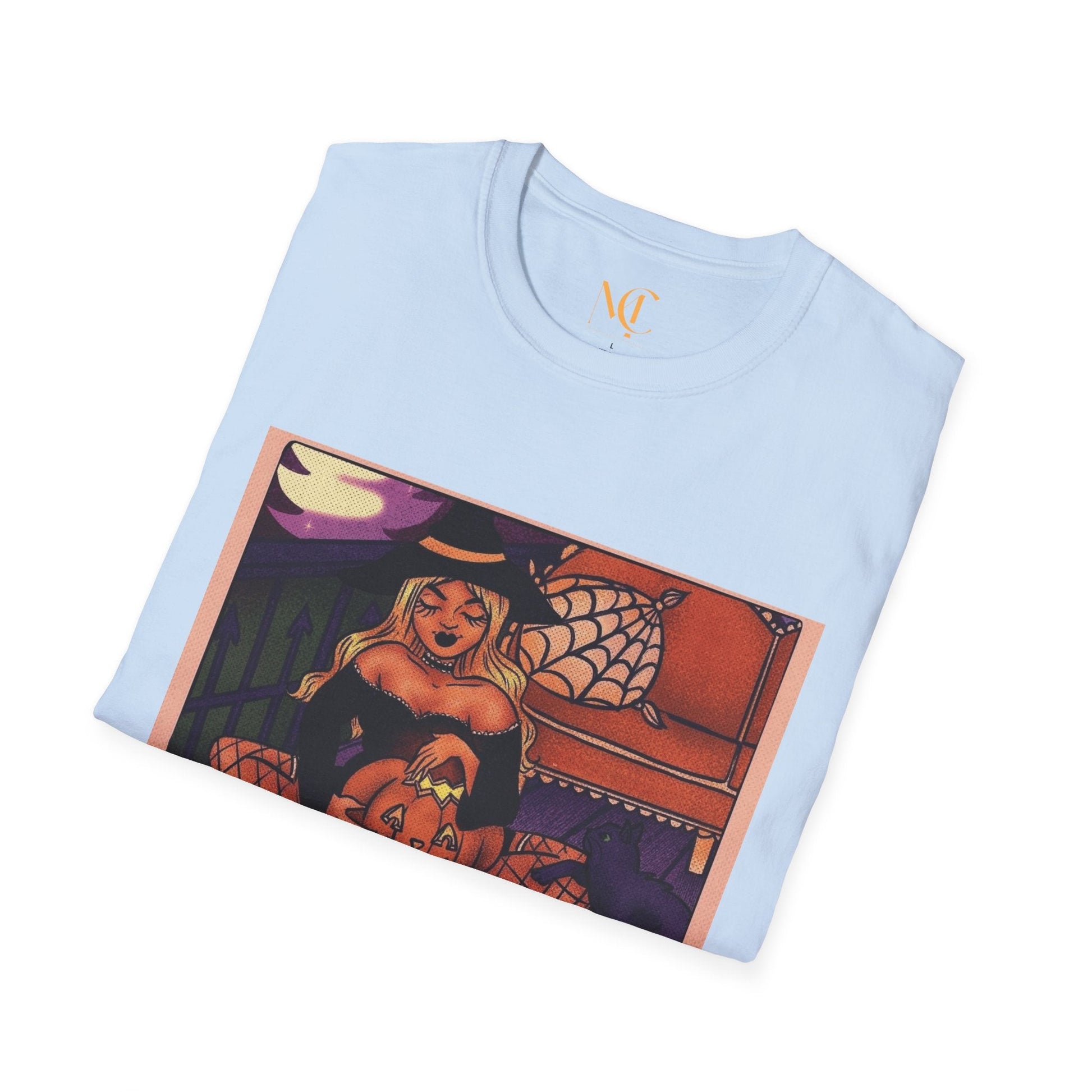 halloween shirt Illuminated Carefree & Optimistic T-Shirt, Halloween Apparel, Unisex Graphic Tee, Cozy Casual Wear, Unique Gift Idea - Metamorphosis Creations