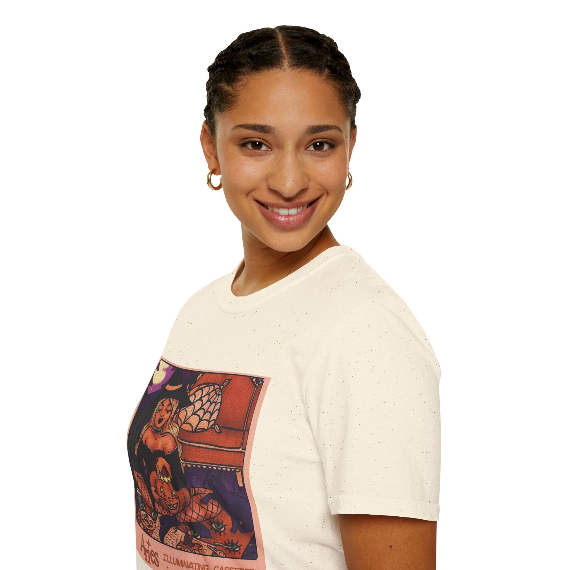 halloween shirt Illuminated Carefree & Optimistic T-Shirt, Halloween Apparel, Unisex Graphic Tee, Cozy Casual Wear, Unique Gift Idea - Metamorphosis Creations