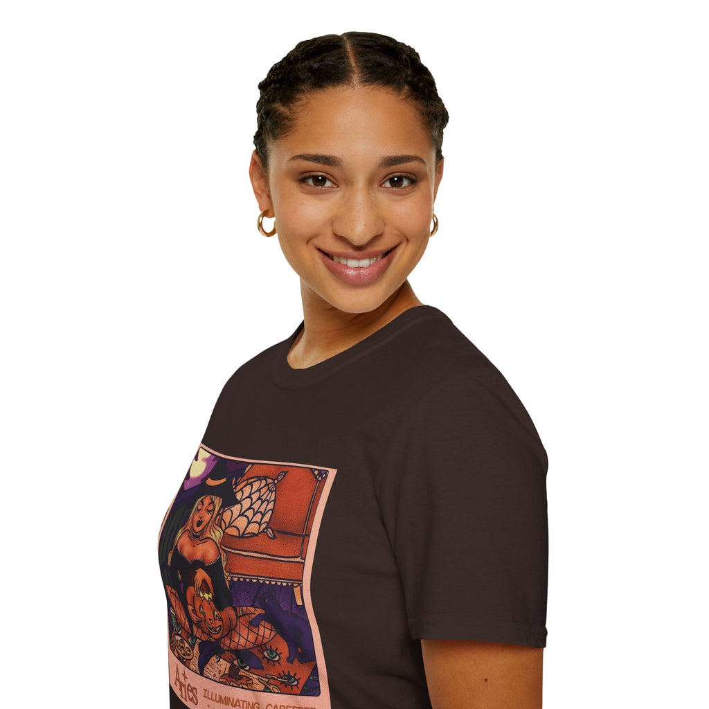 halloween shirt Illuminated Carefree & Optimistic T-Shirt, Halloween Apparel, Unisex Graphic Tee, Cozy Casual Wear, Unique Gift Idea - Metamorphosis Creations