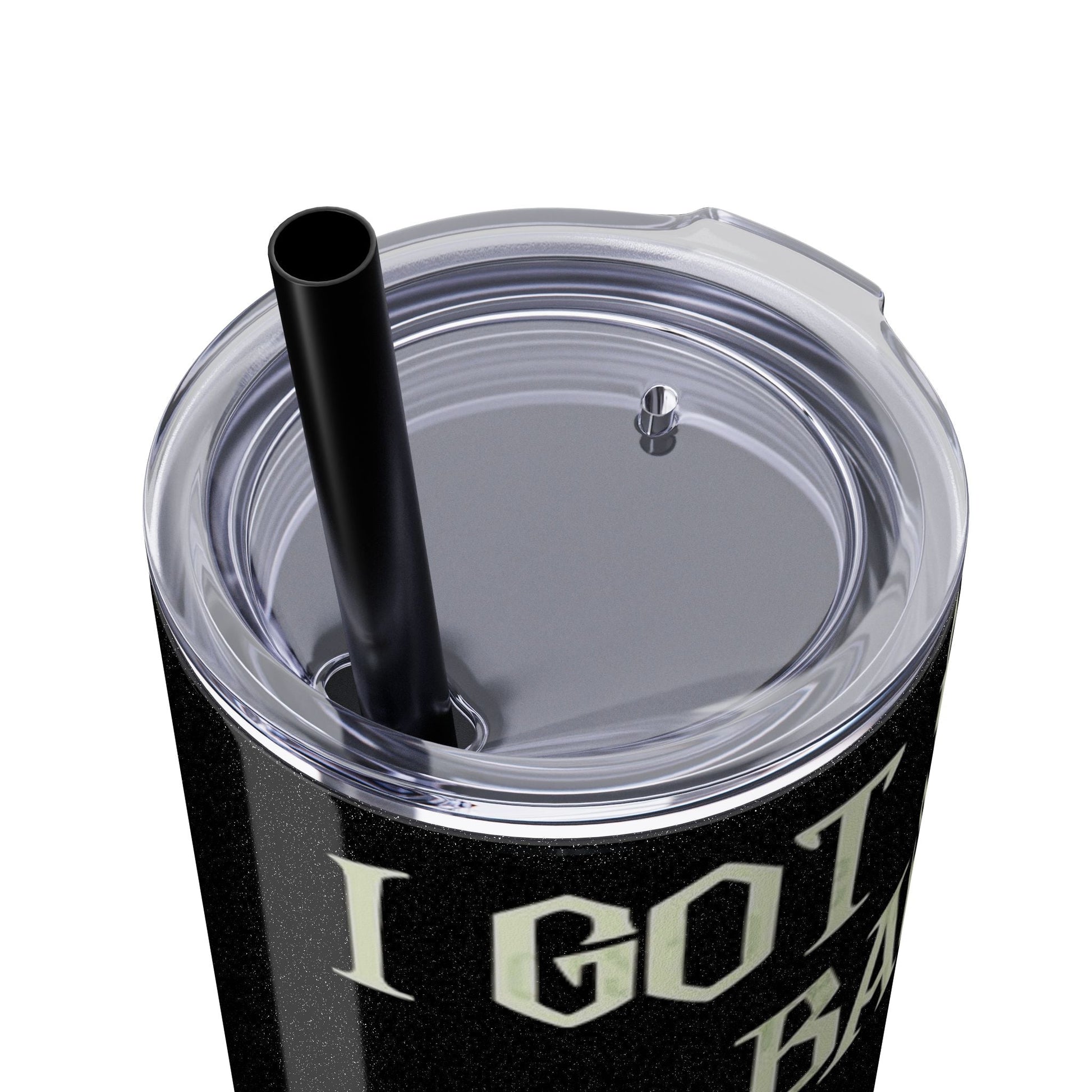 Halloween Skeleton - Themed Tumbler, Got Your Back Drinkware, I Got Your Back Skinny Tumbler, Cute Gifts for Halloween, Fun Vibes for Parties - Metamorphosis Creations