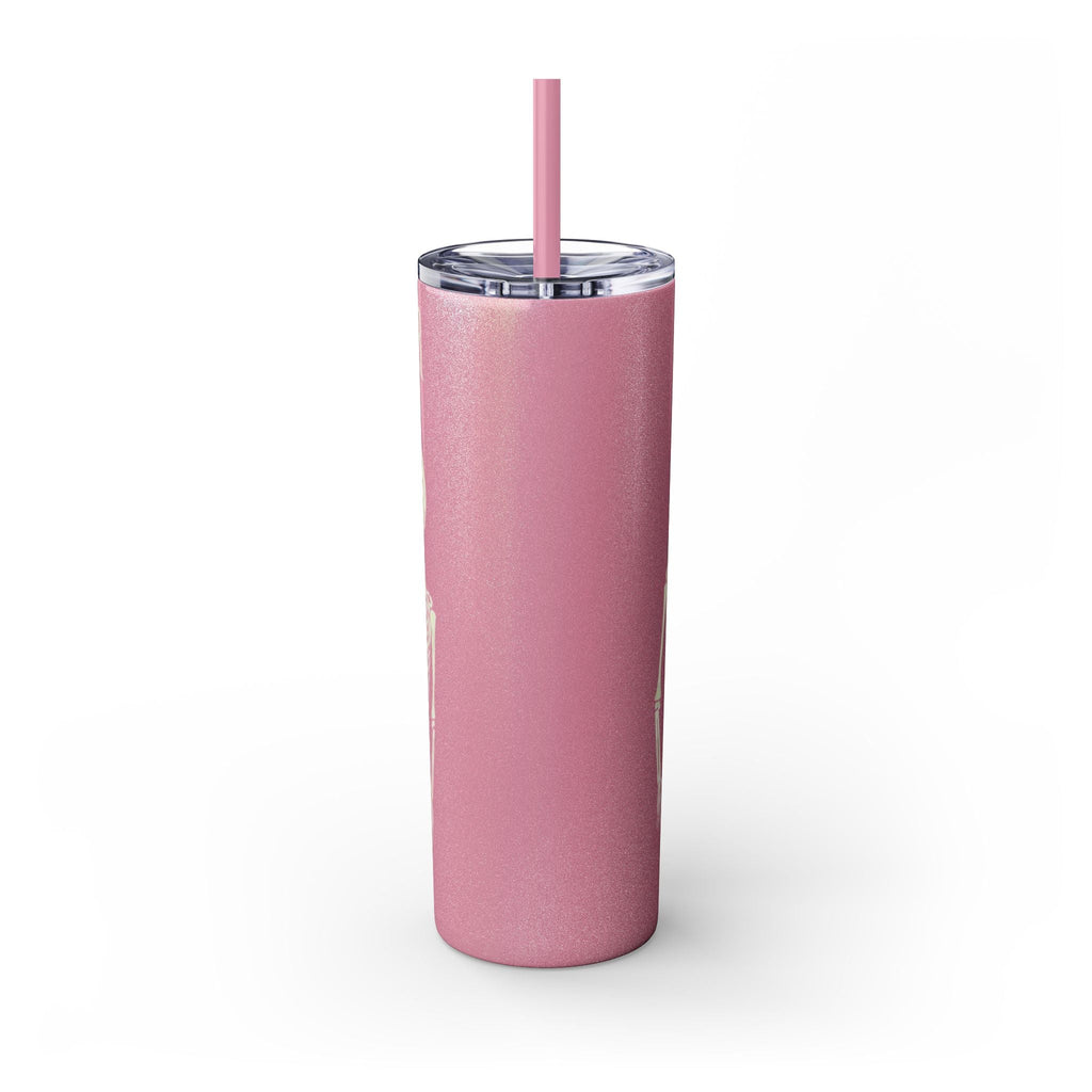 Halloween Skeleton - Themed Tumbler, Got Your Back Drinkware, I Got Your Back Skinny Tumbler, Cute Gifts for Halloween, Fun Vibes for Parties - Metamorphosis Creations